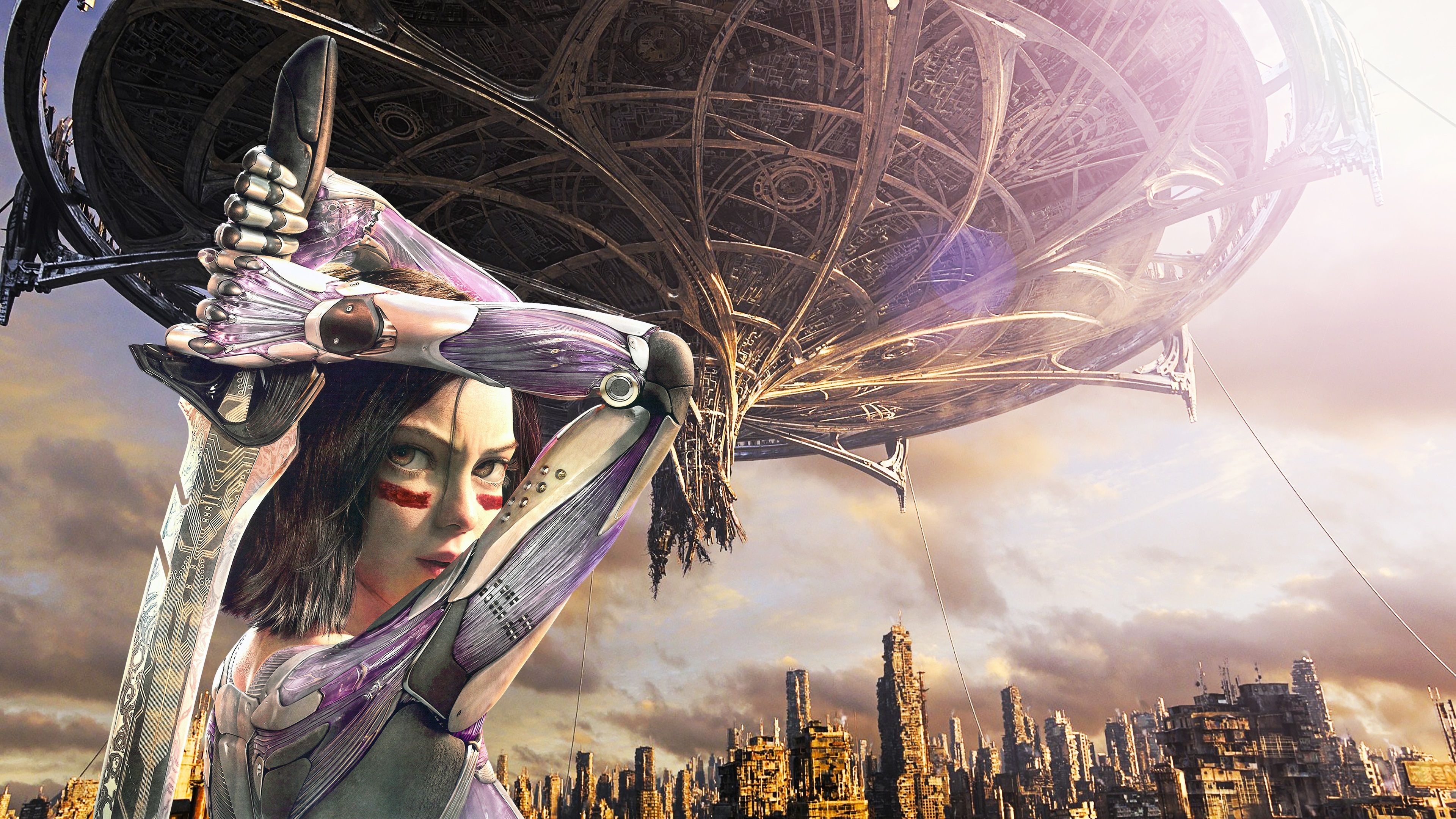 Alita, Battle Angel, Fanart, HD wallpapers, 3840x2160 4K Desktop