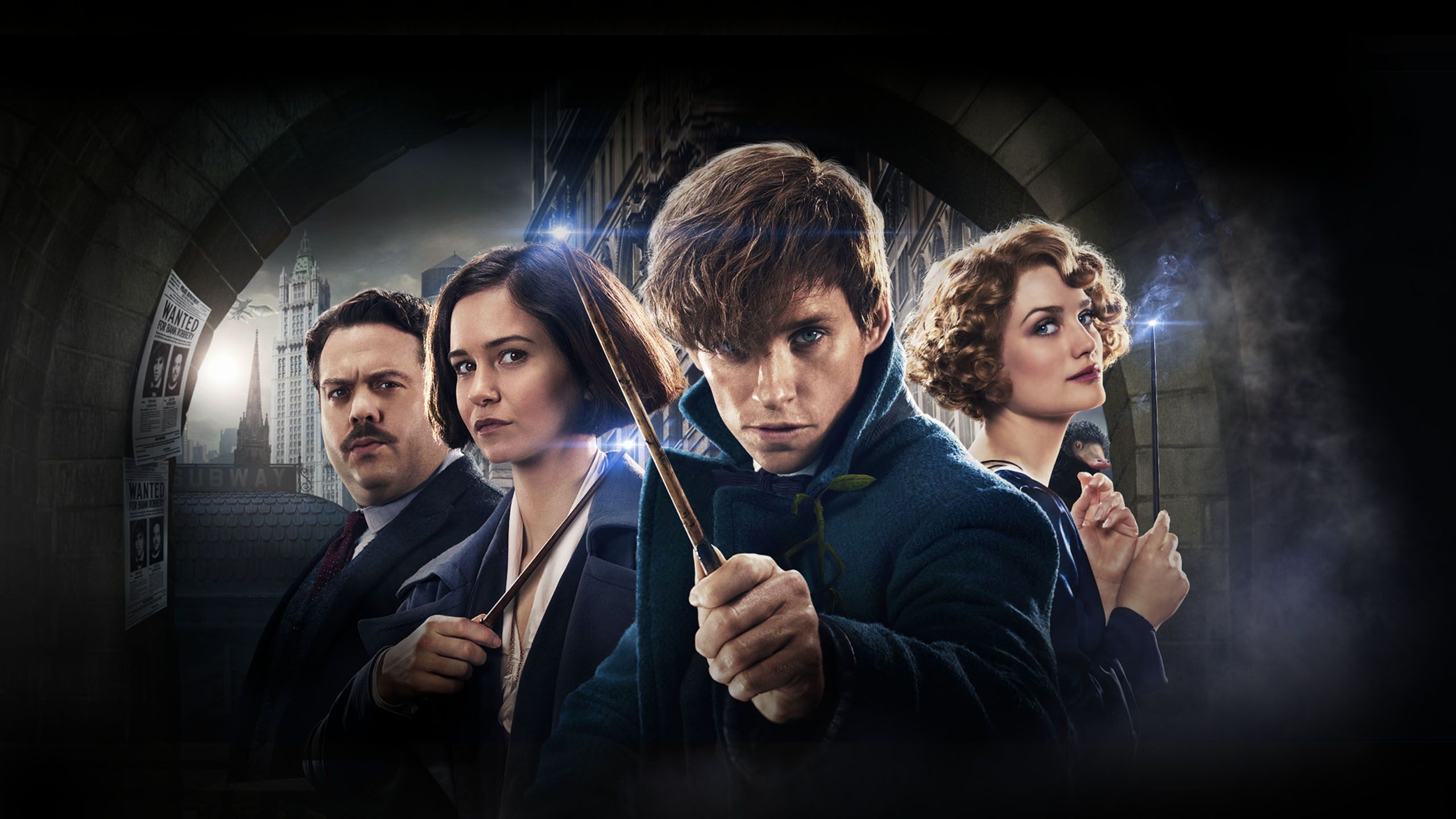 Fantastic Beasts, Movies anywhere, Far-reaching adventure, Wizarding world, 2560x1440 HD Desktop