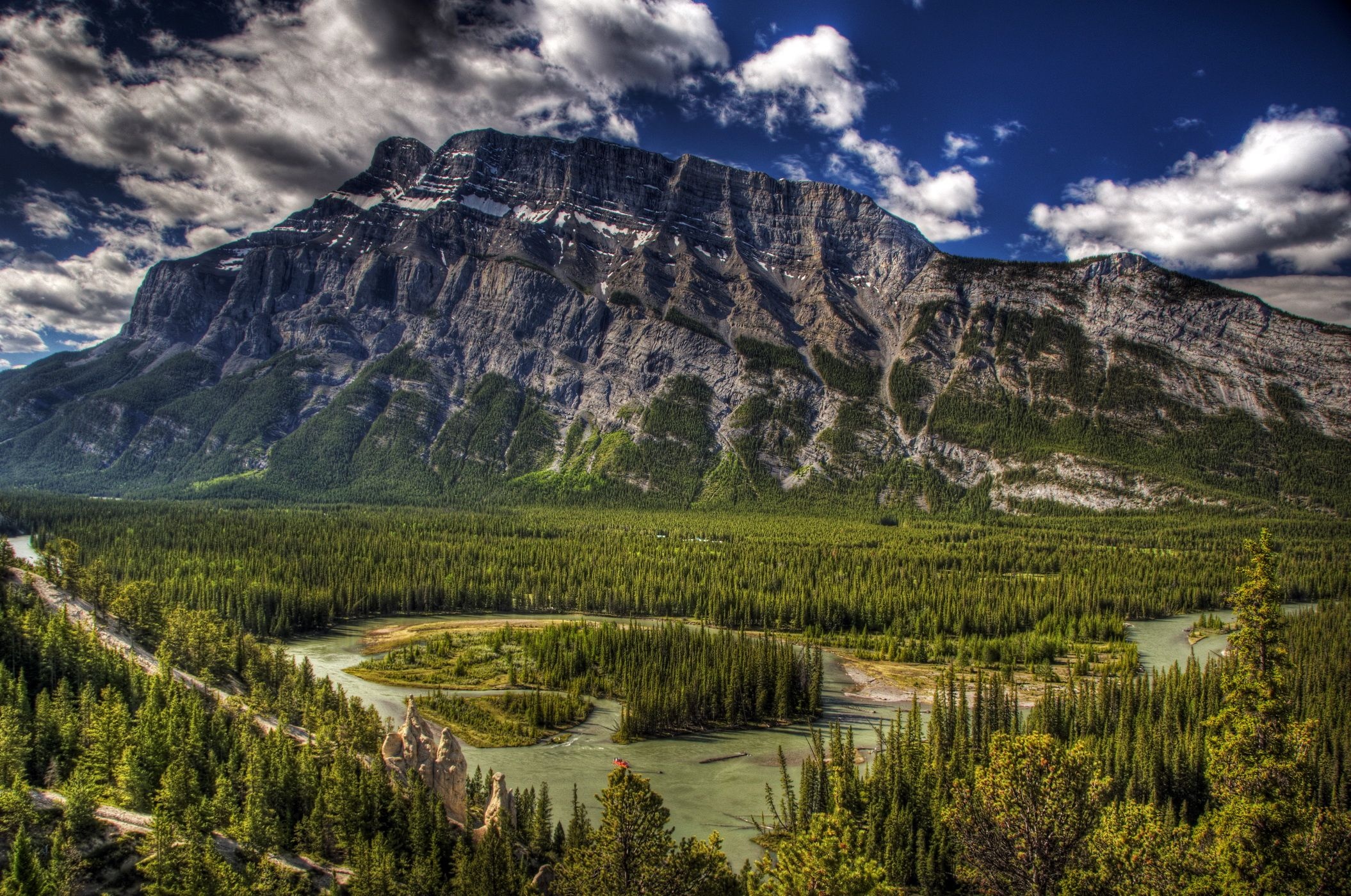 Mount Rundle, Banff National Park Wallpaper, 2110x1400 HD Desktop