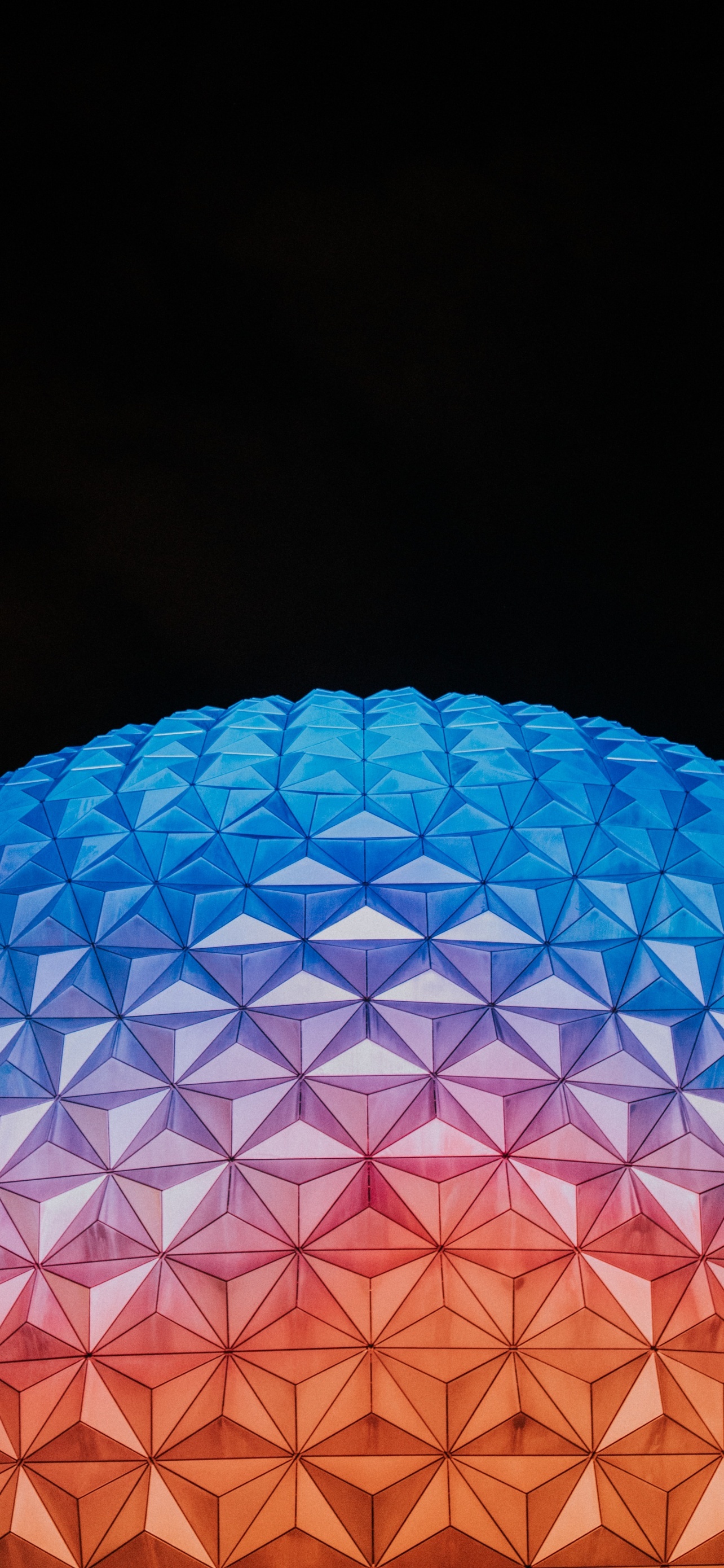 Epcot Park, Spaceship Earth, Wallpaper 4K, Modern architecture, 1290x2780 HD Phone