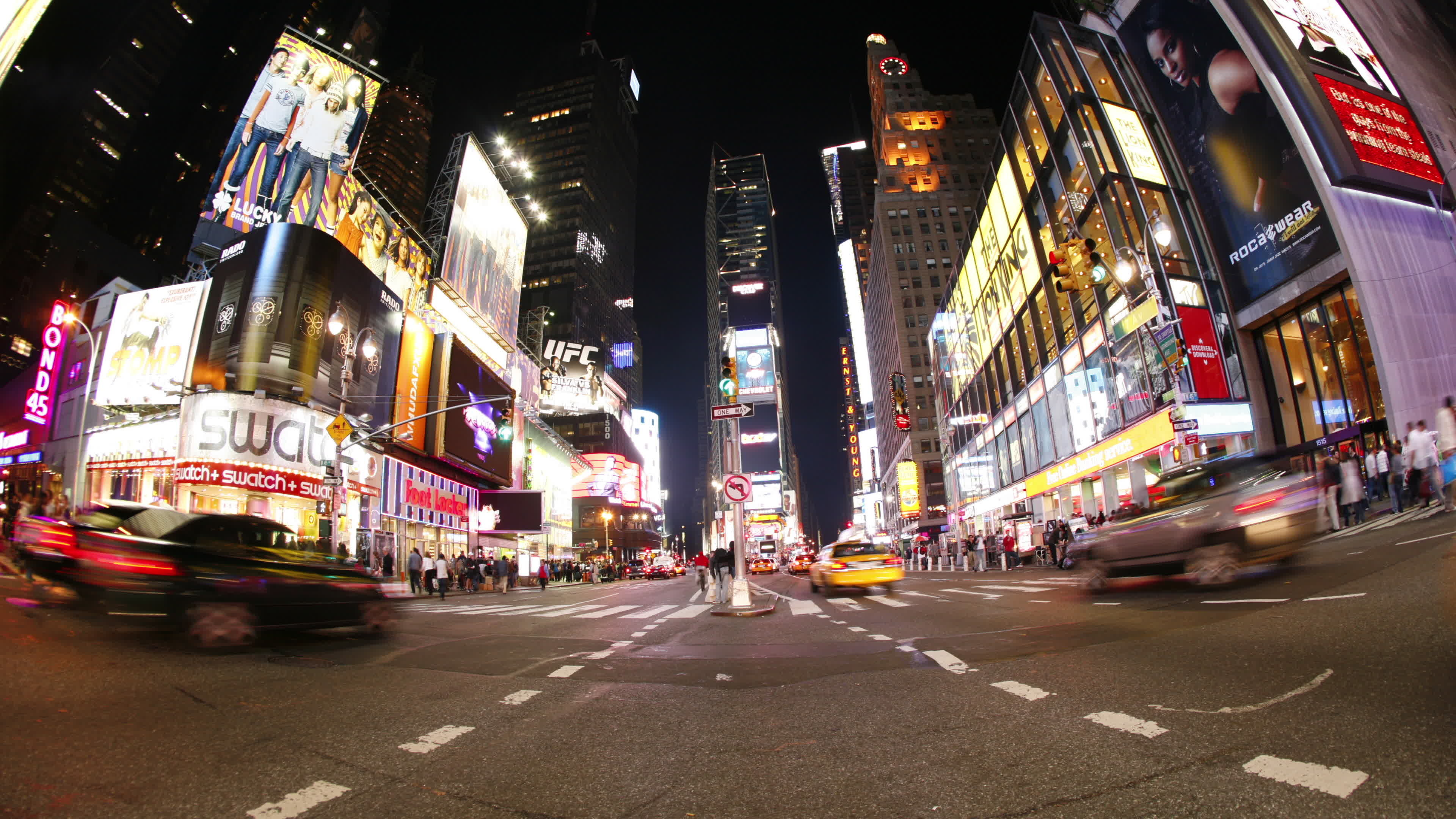 Times Square, New York City Wallpaper, 3840x2160 4K Desktop