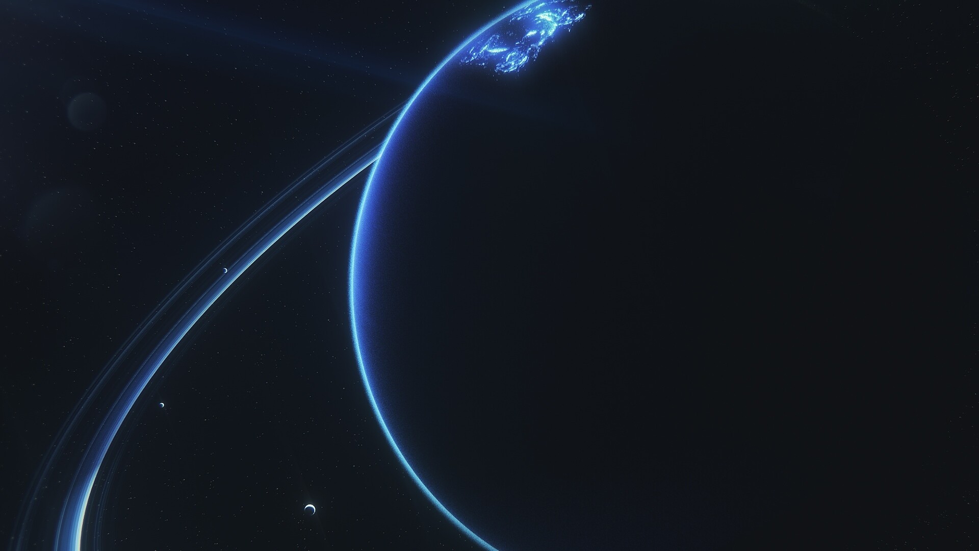 Rings of Uranus, Uranus Wallpaper, 1920x1080 Full HD Desktop