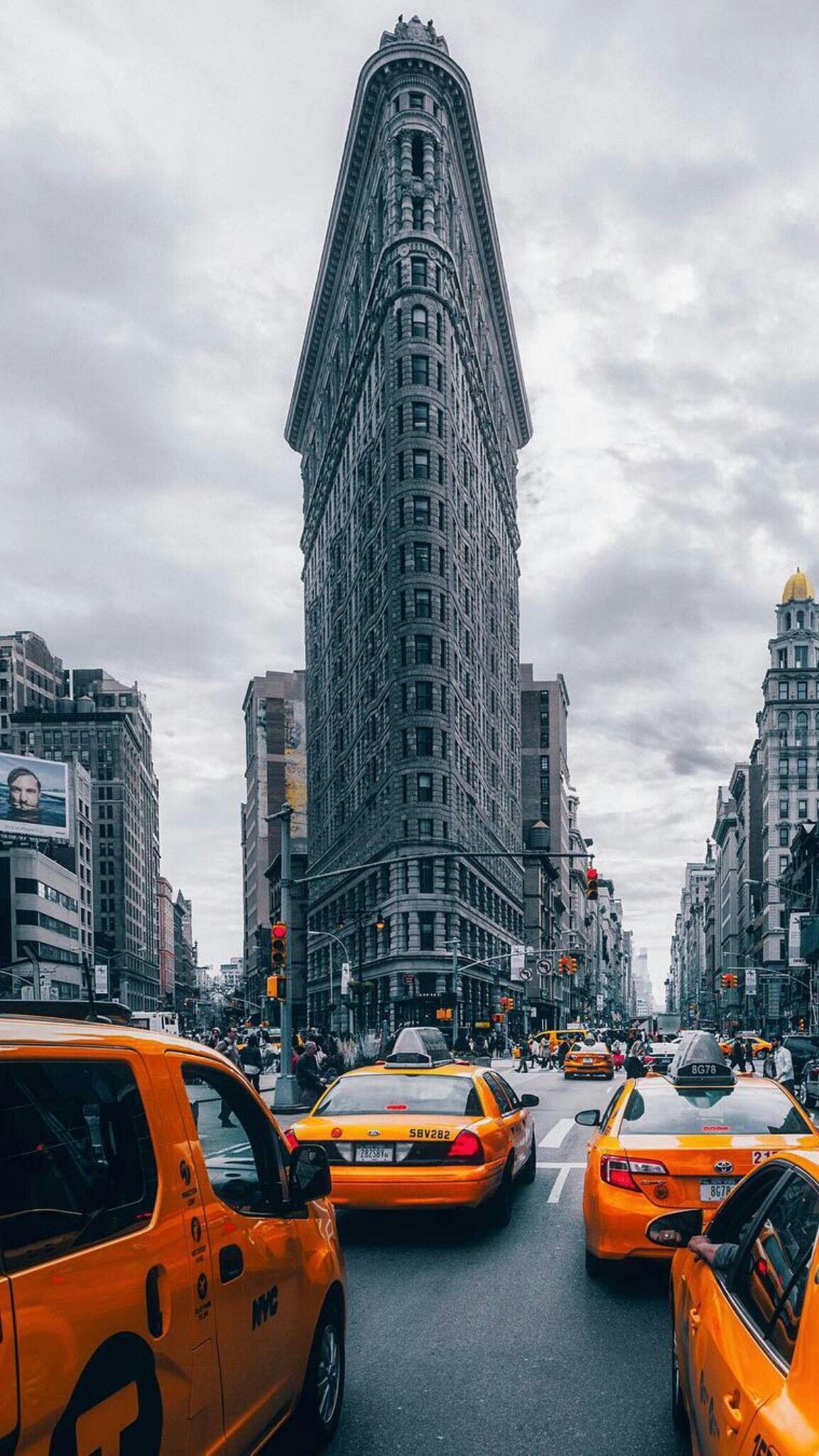 Flatiron Building, New York City Wallpaper, 1160x2050 HD Phone