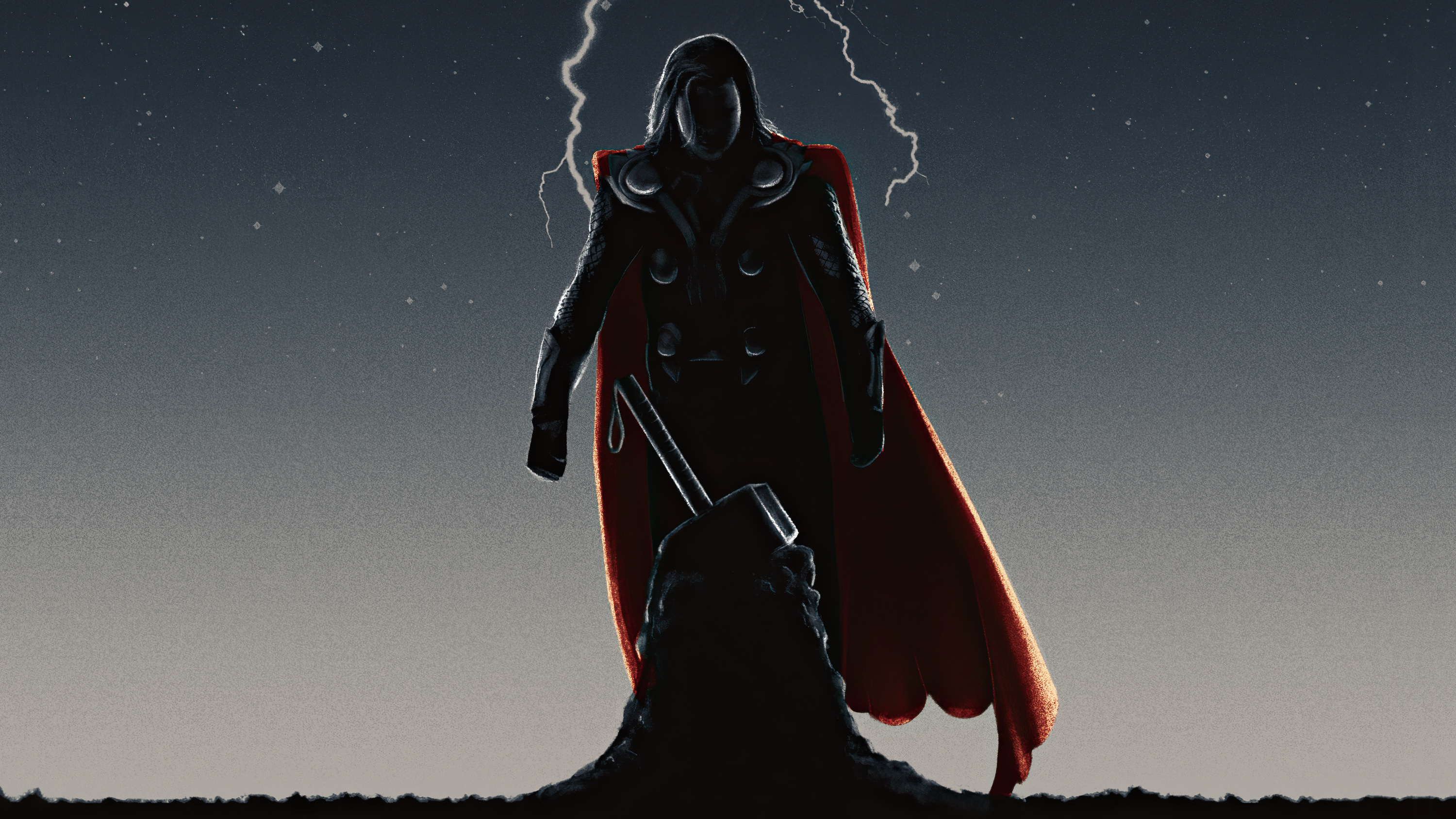 Thor picking up mjolnir, Superhero wallpaper, Powerful scene, Epic moment, 3000x1690 HD Desktop