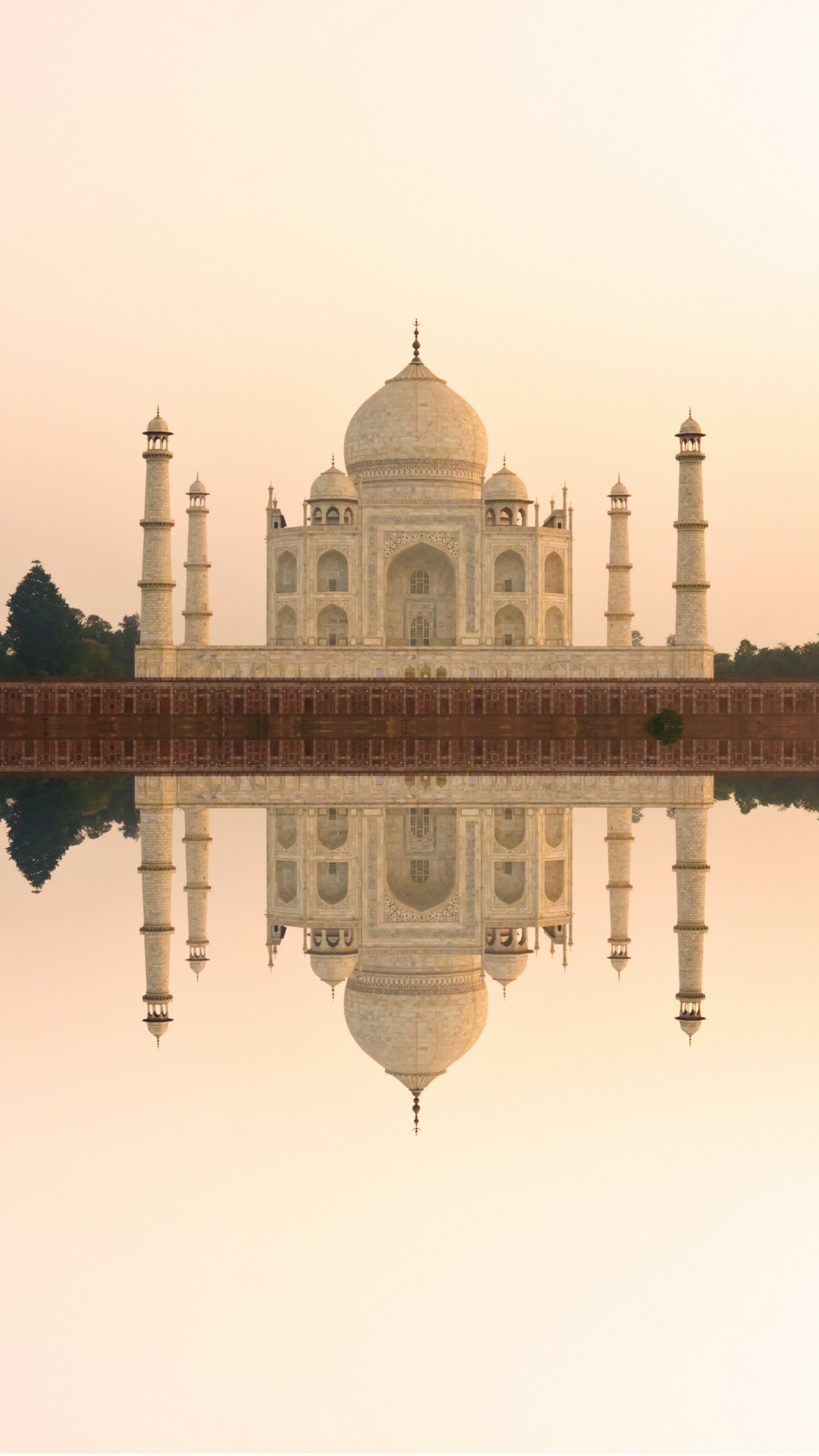 Taj Mahal India temple, Stunning travel experience, Architectural magnificence, 2160x3840 4K Phone