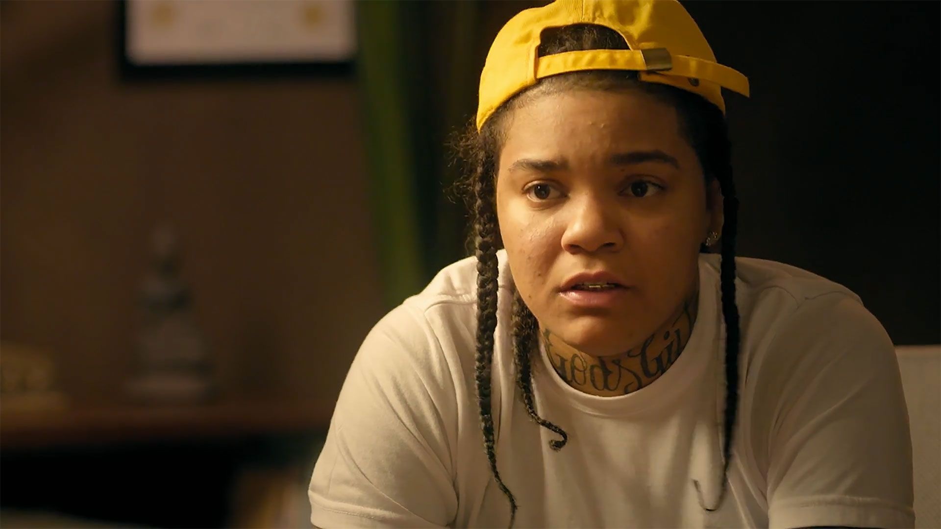 Young M.A, Vibrant wallpapers, Energetic performances, Rap icon, 1920x1080 Full HD Desktop