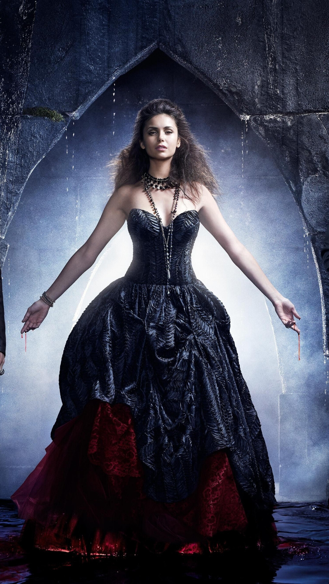 Nina Dobrev, Vampires Wallpaper, 1080x1920 Full HD Phone