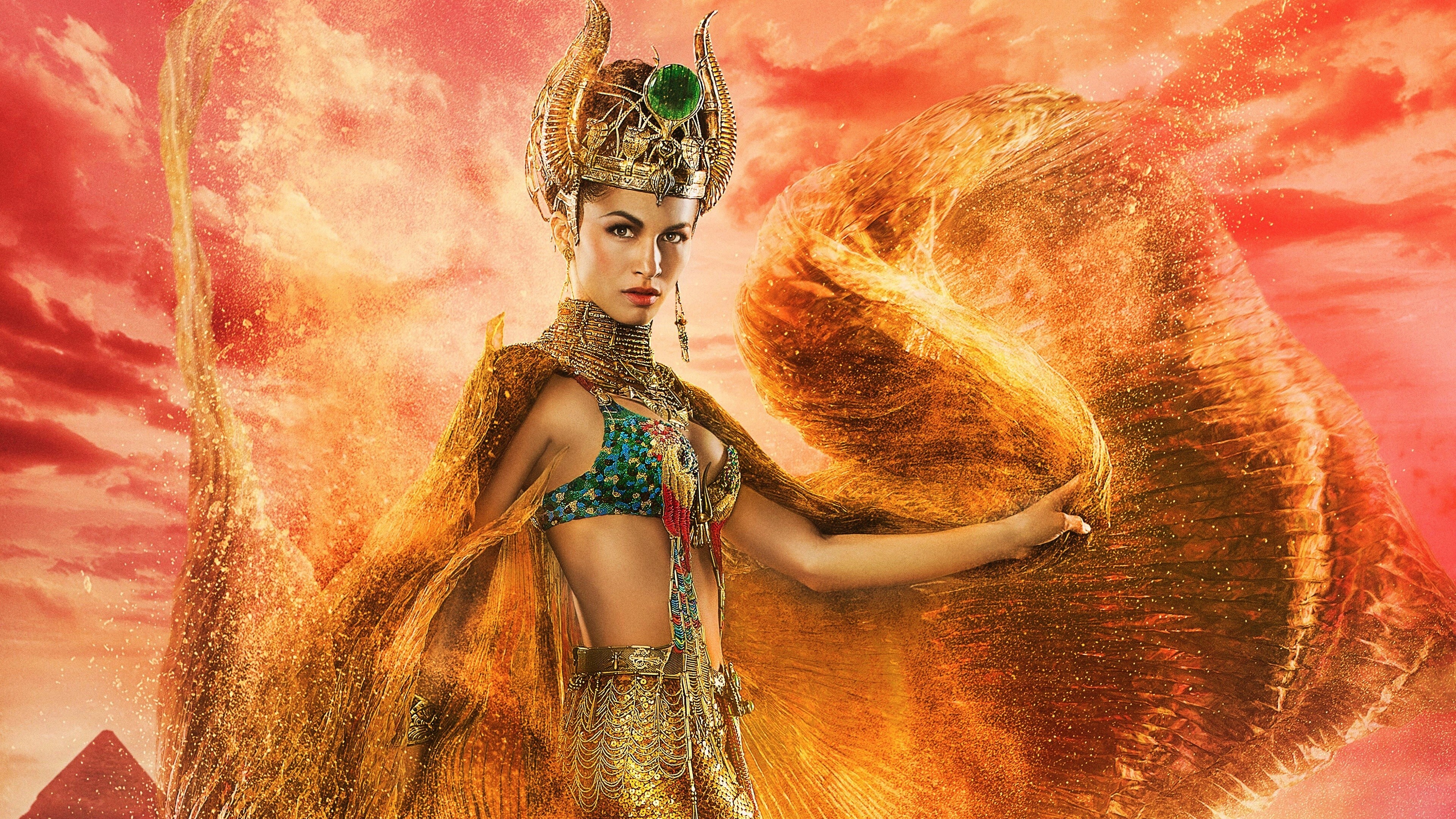 Gods of Egypt, Hathor, HD wallpapers, Movies, 3840x2160 4K Desktop