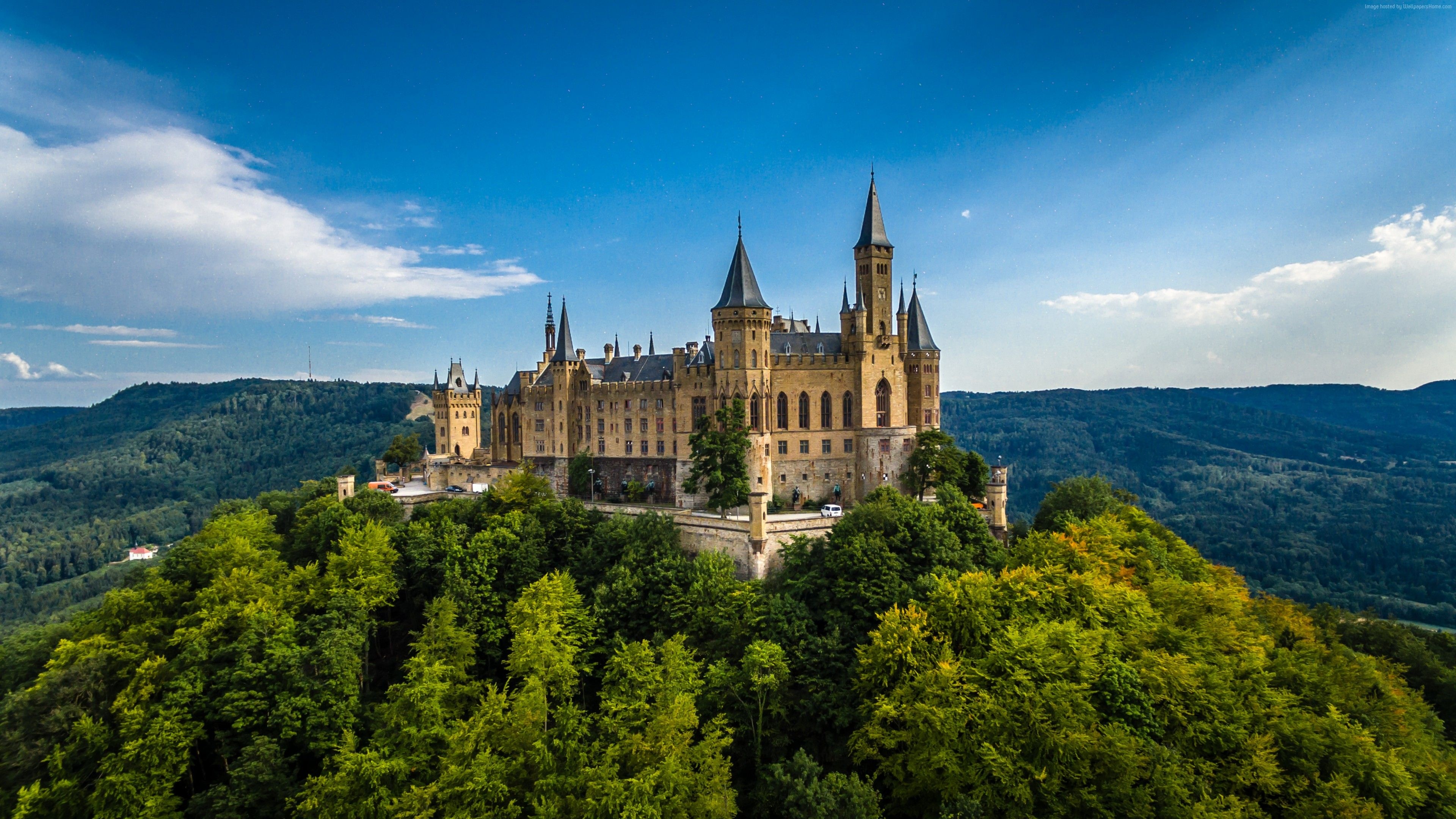 Hohenzollern Castle, Europe Wallpaper, 3840x2160 4K Desktop