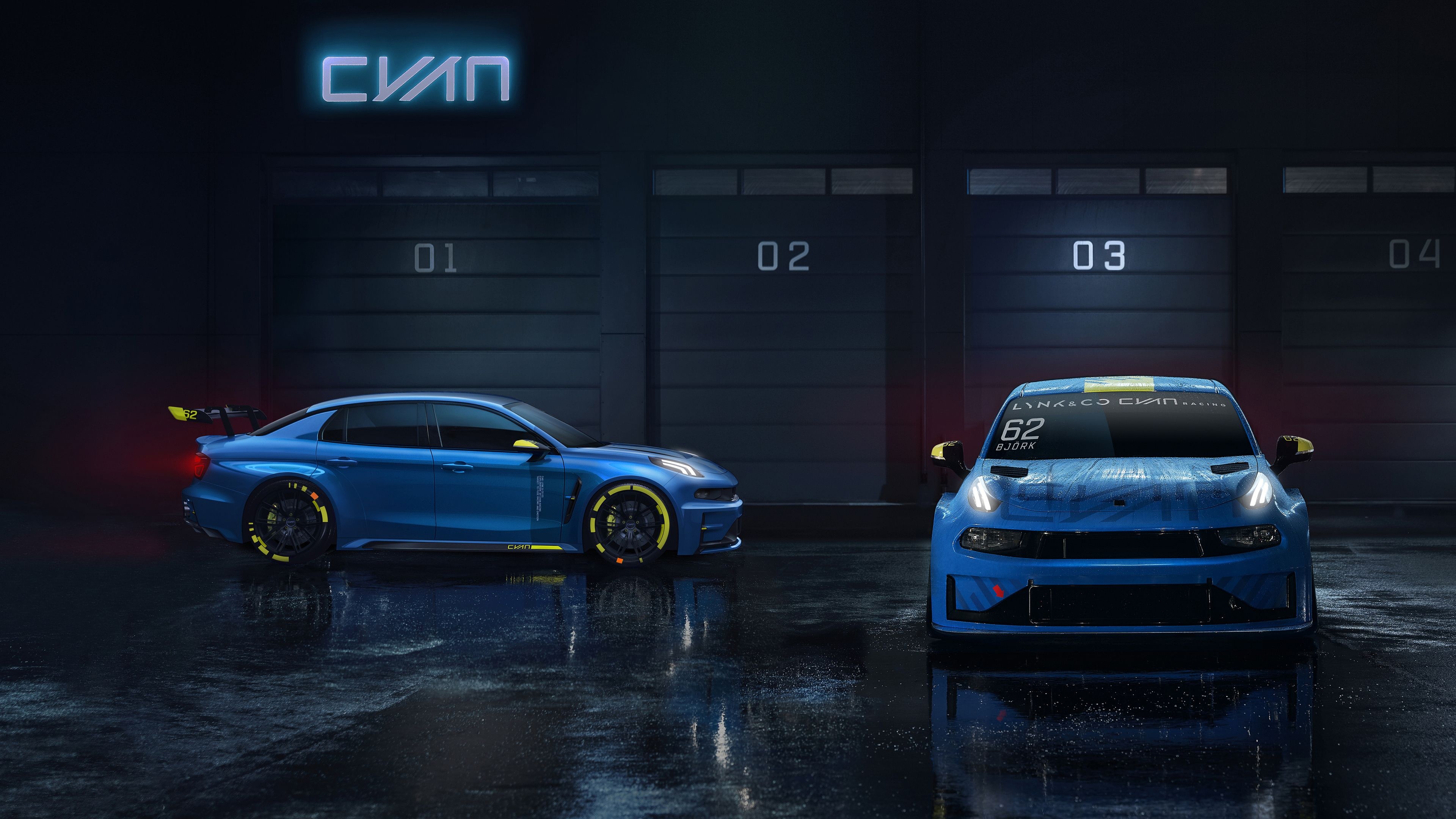 03 Racing, Lynk and Co Wallpaper, 3840x2160 4K Desktop