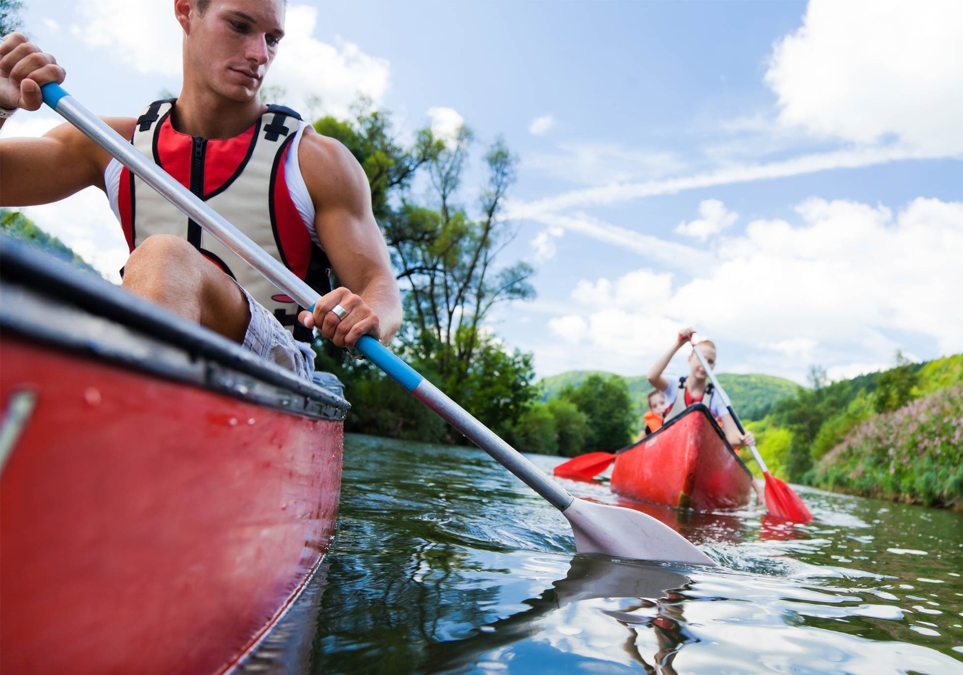 Kayaking, Canoeing, Camping, Braunlage, 1960x1380 HD Desktop