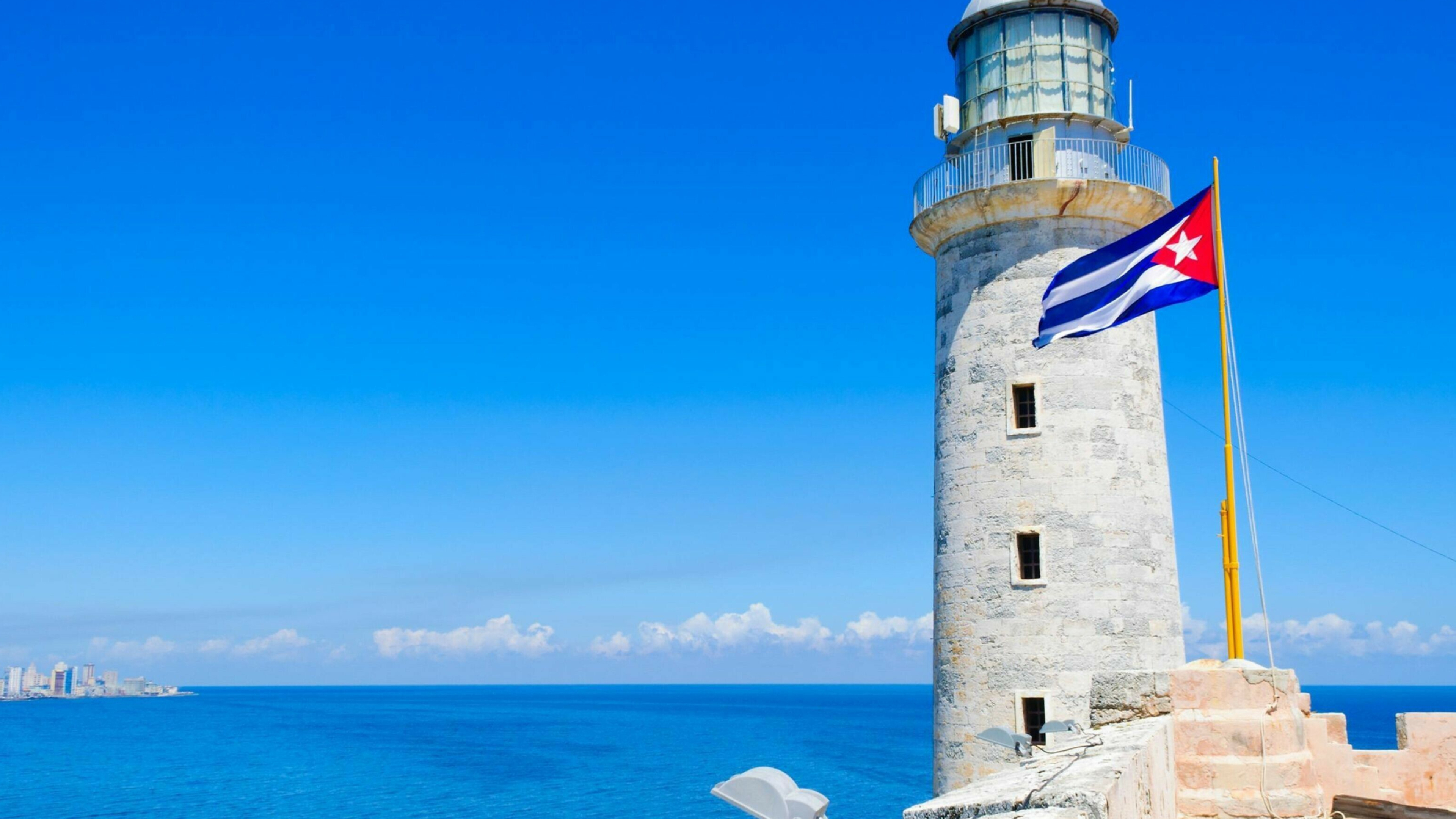 Faro Castillo del Morro, Cuba Wallpaper, 3840x2160 4K Desktop