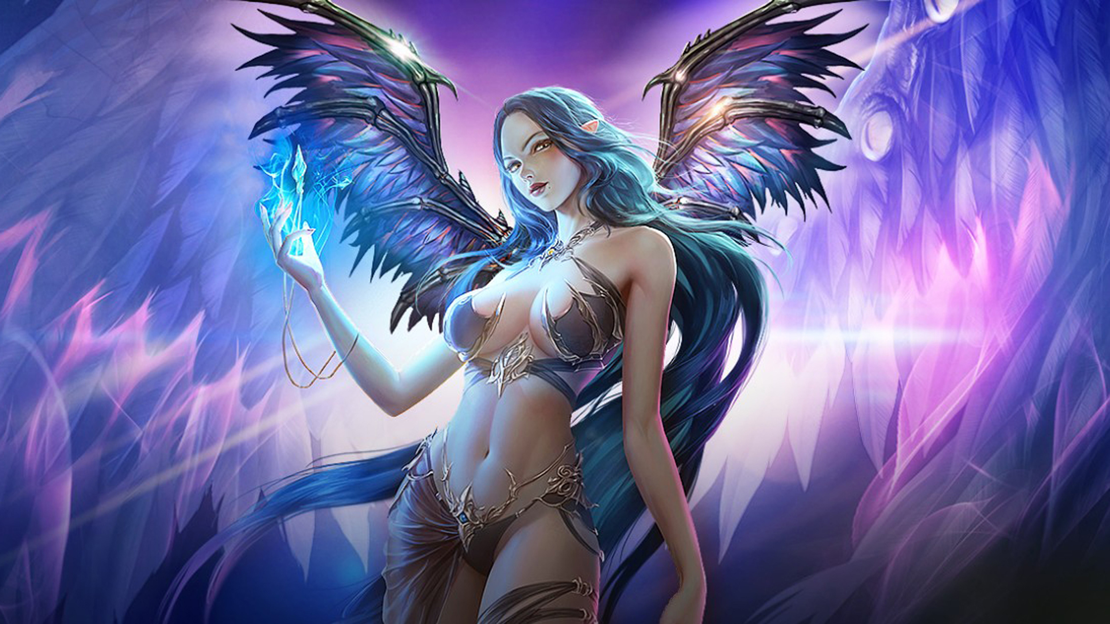 Alecta, League of Angels Wallpaper, 3840x2160 4K Desktop