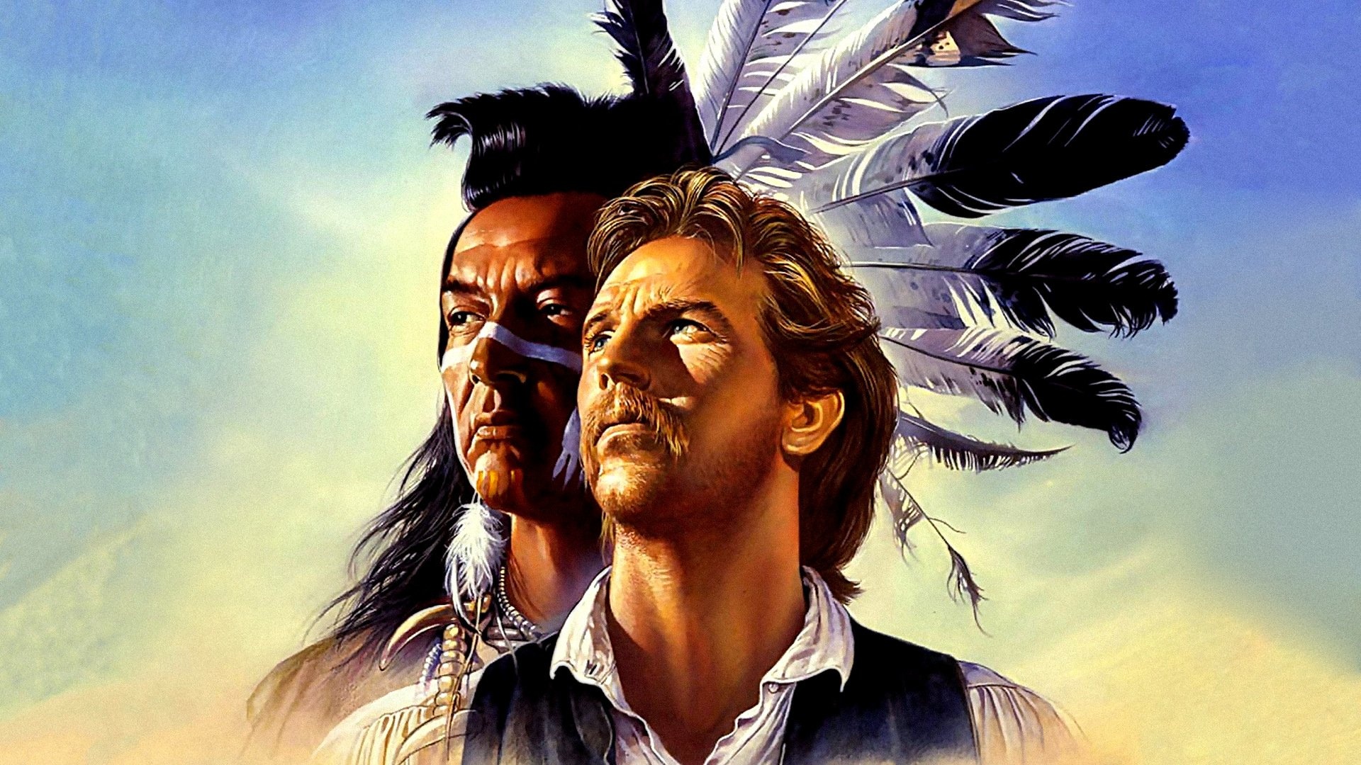 Dances with Wolves, Kevin Costner, Graham Greene, Western epic, 1920x1080 Full HD Desktop