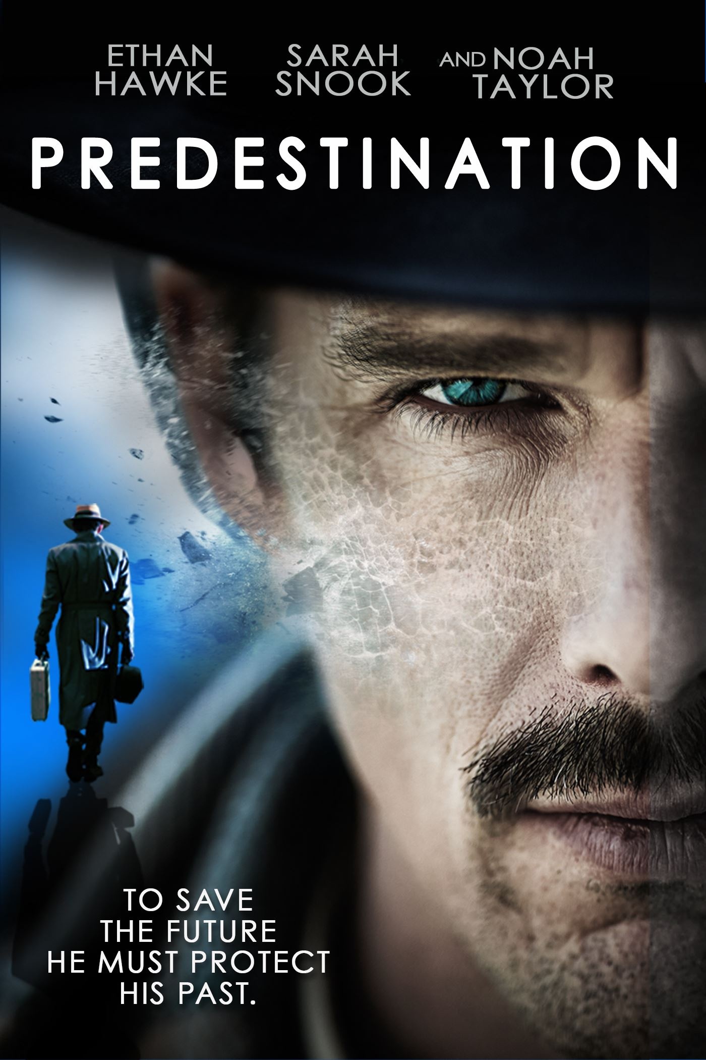 Predestination promo art, Unique wave fusion, Movie logo, Eye-catching design, 1400x2100 HD Phone