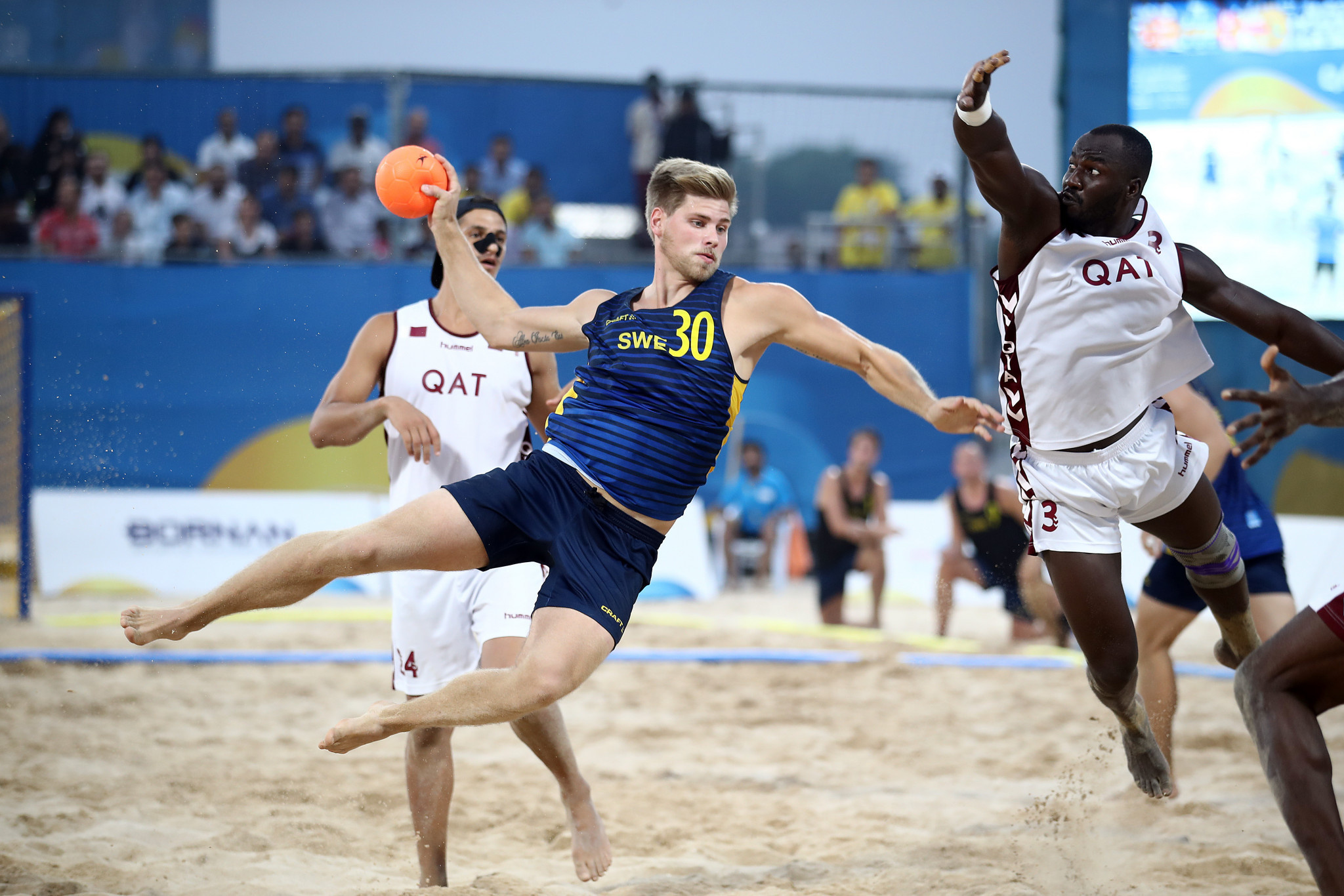 Sweden vs Qatar, Beach Handball Wallpaper, 2050x1370 HD Desktop