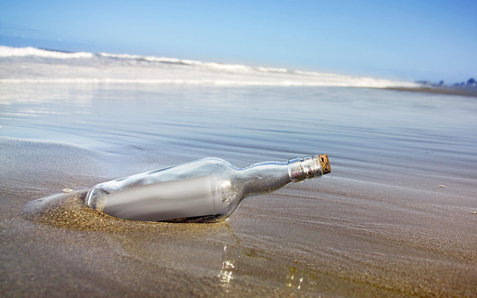 Message in a Bottle, Artistic imagery, HD wallpapers, 4K picture quality, 1920x1200 HD Desktop