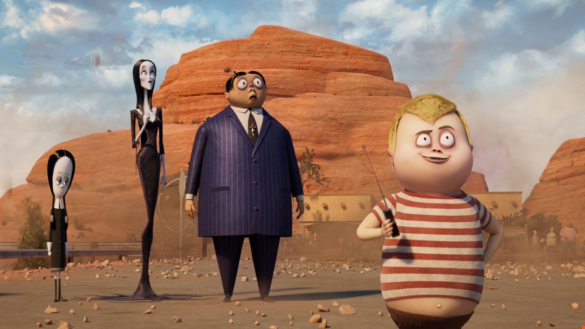 The Addams Family 2, Animated comedy, Eccentric characters, Dark humor, 1920x1080 Full HD Desktop