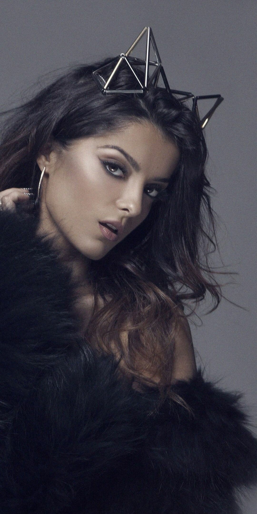 Bebe Rexha, Brunette photoshoot, Honor devices, Download wallpaper, 1080x2160 HD Phone