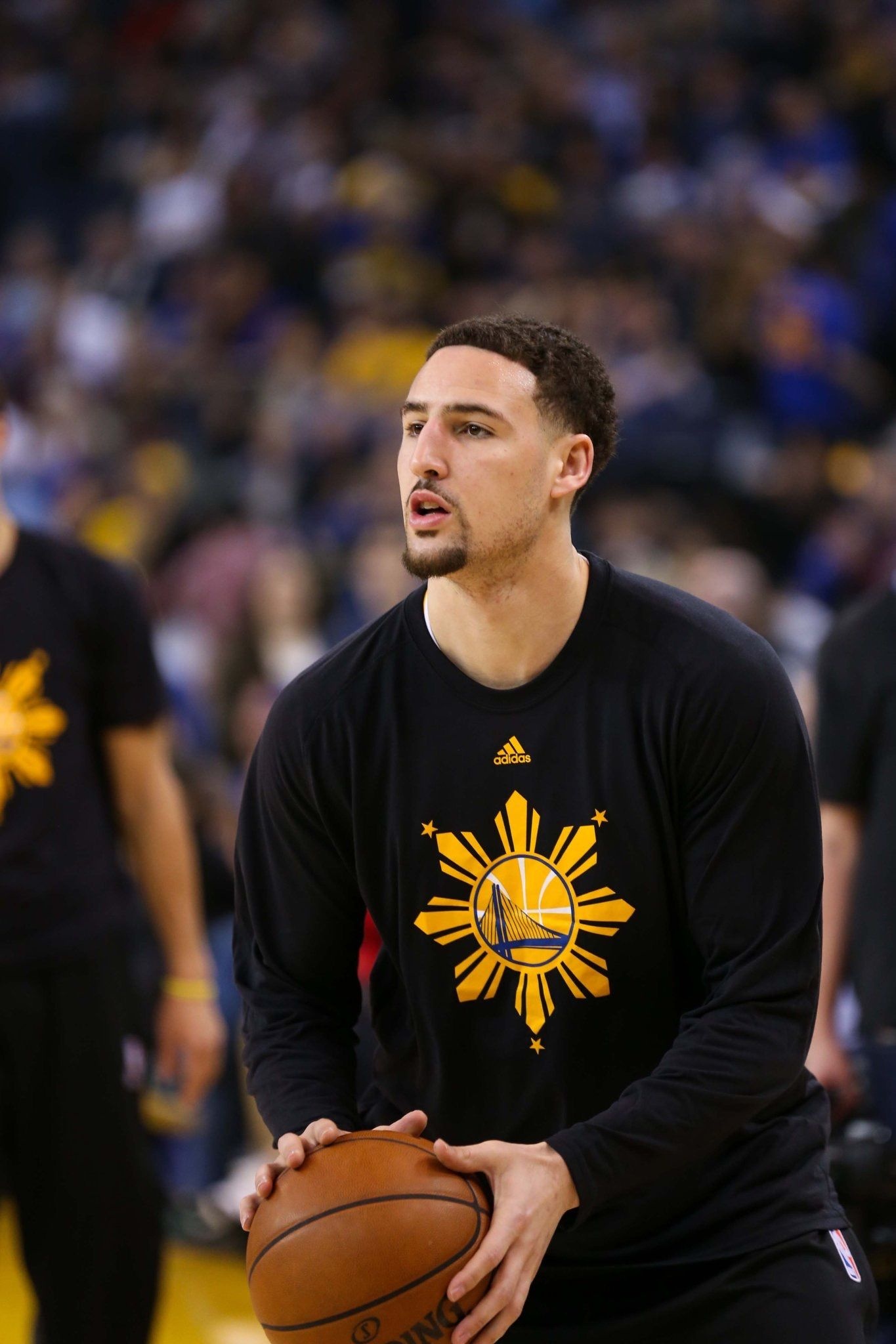 Klay Thompson, Warriors victory, NBA player, Splash Brothers, 1370x2050 HD Phone