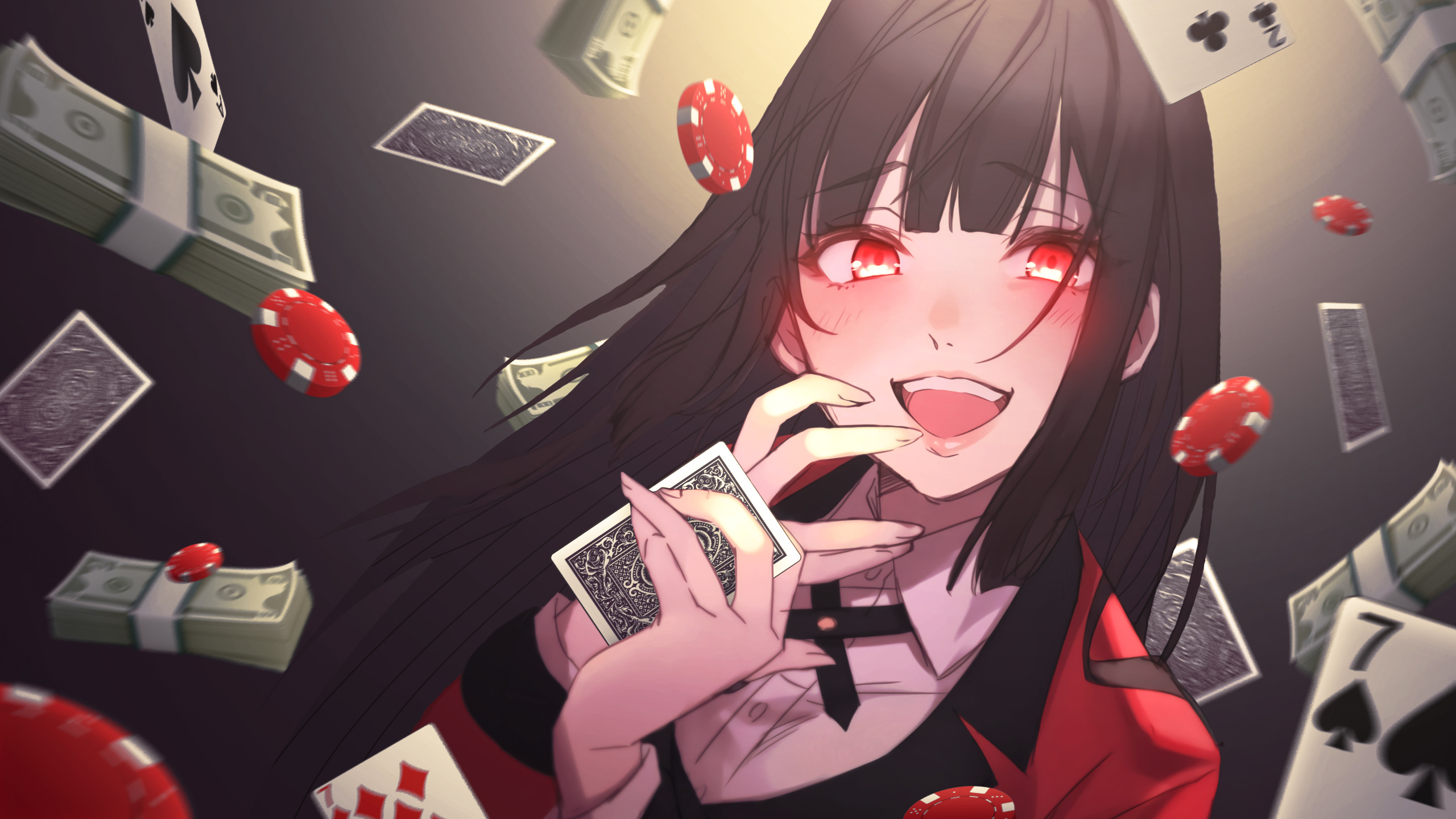 Kakegurui Twin (Netflix), Anime Kakegurui HD, 2560x1440 HD Desktop