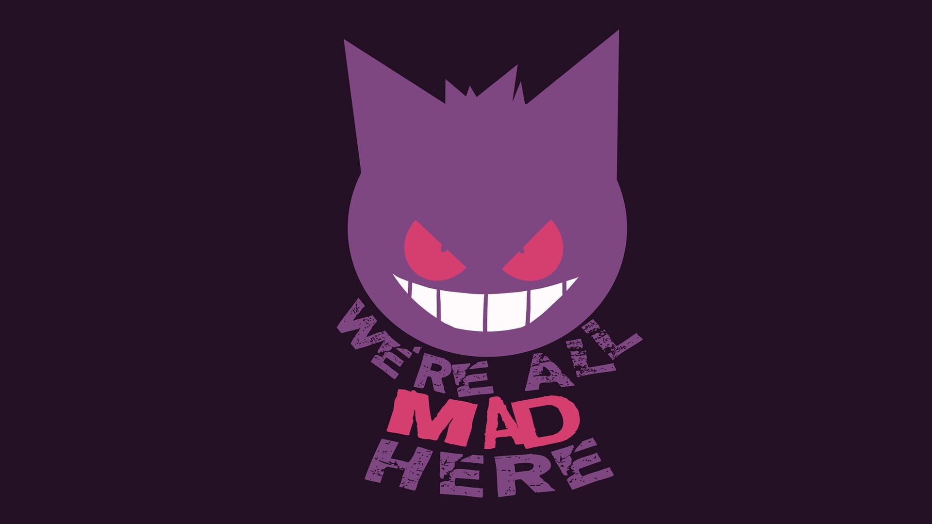 Mega Gengar, Ghost Pokemon Wallpaper, 1920x1080 Full HD Desktop