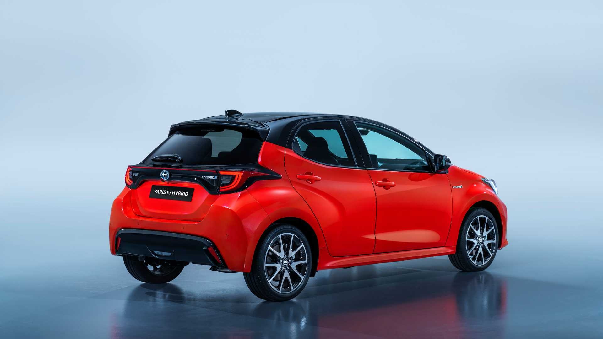 IV Hybrid Back View, Toyota Yaris Wallpaper, 1920x1080 Full HD Desktop