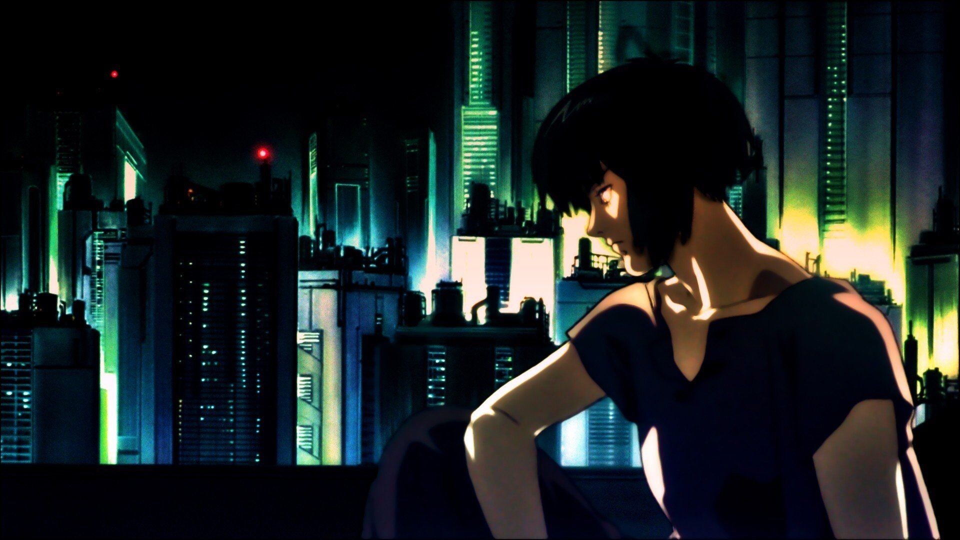 Ghost in the Shell, Anime, Ghost Backgrounds, Cybernetic Enhancements, 1920x1080 Full HD Desktop