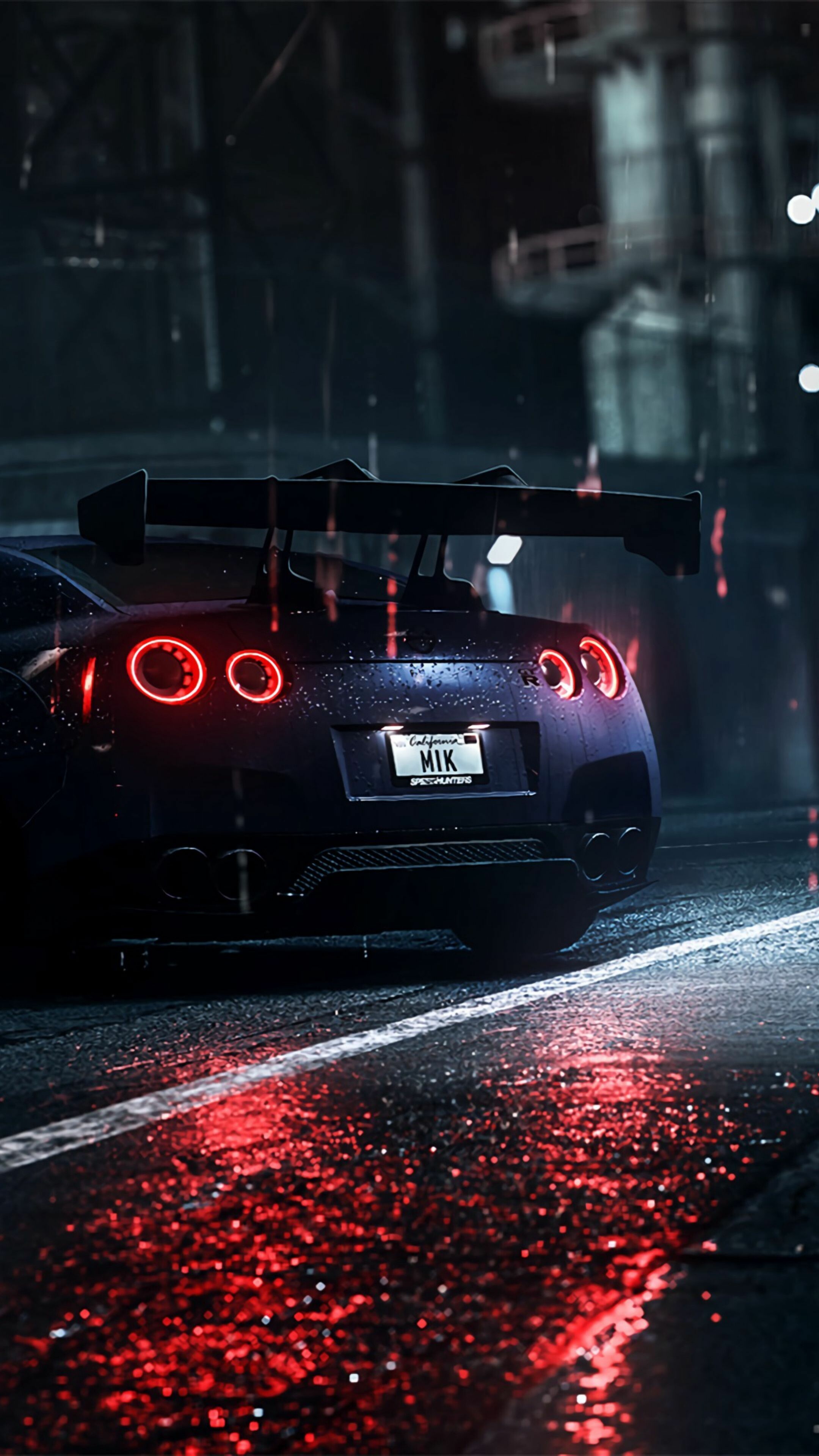 Nissan GT-R sport car, HD wallpaper, Thrilling performance, Driving thrill, 2160x3840 4K Phone