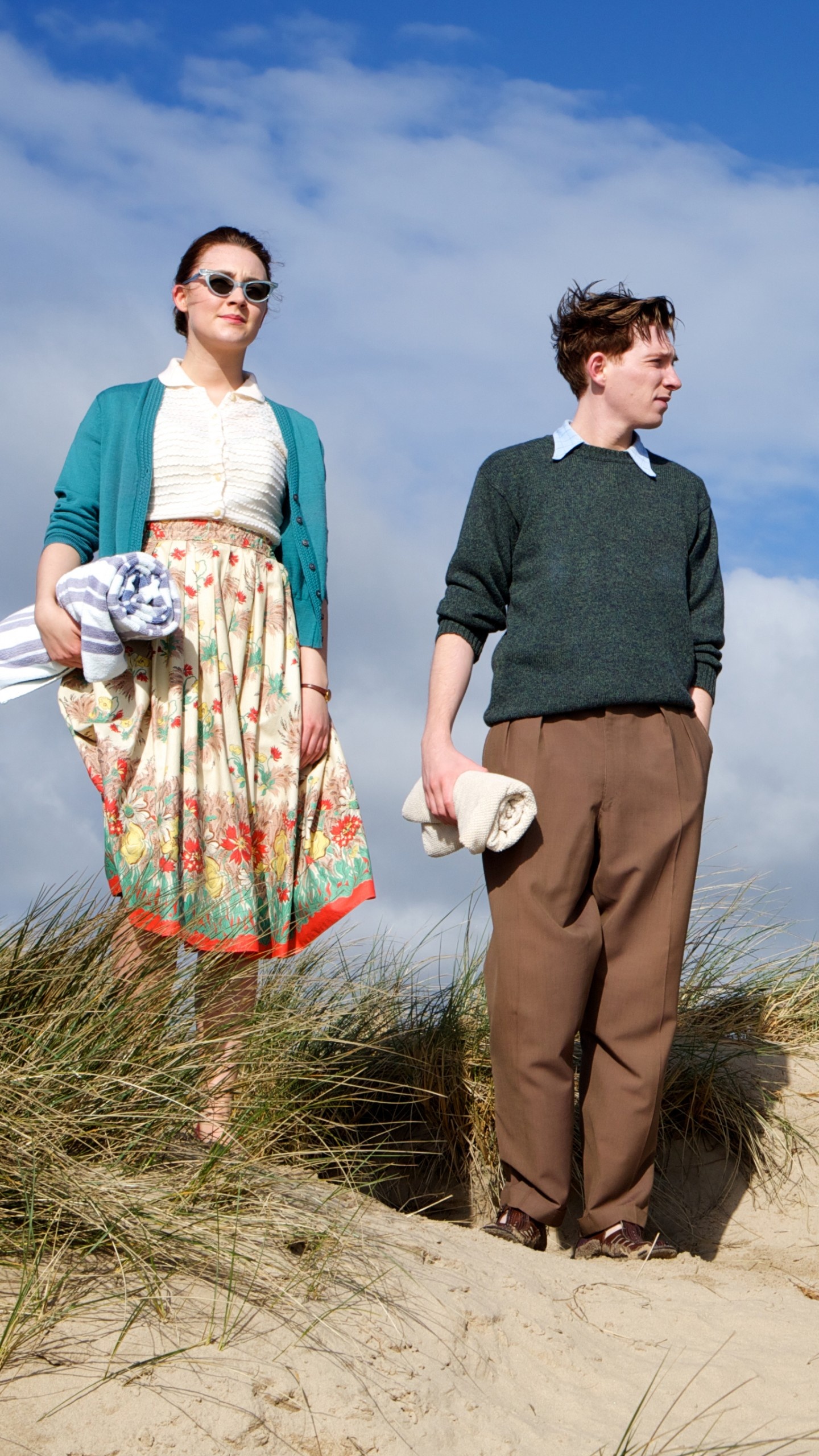 Saoirse Ronan, Brooklyn Academy Awards, Oscar, Emory Cohen, 1440x2560 HD Phone