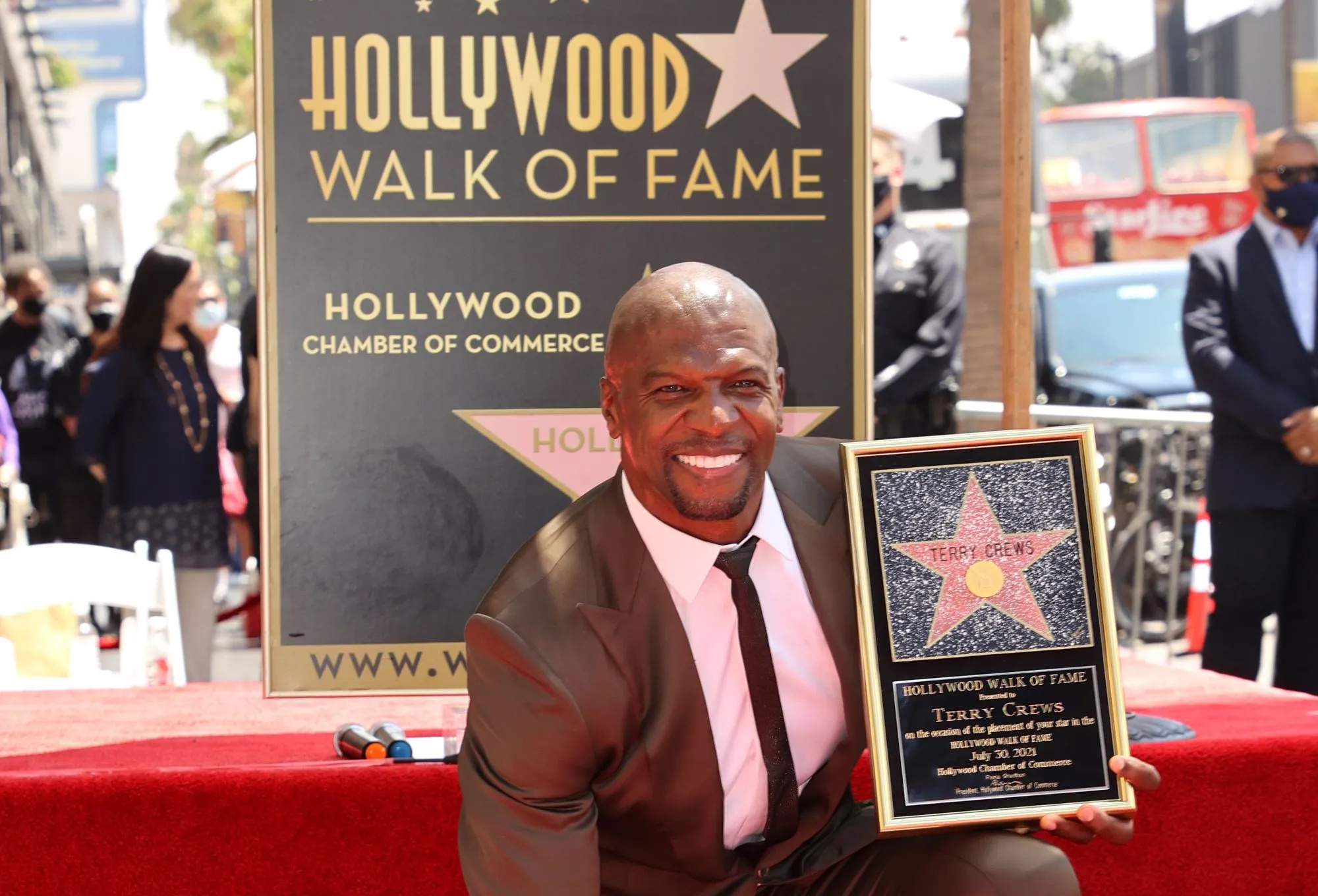 Terry Crews, Hollywood Walk of Fame, 2000x1360 HD Desktop