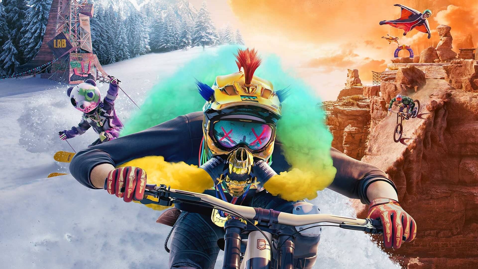 Riders Republic, Extreme sports paradise, Thrilling races, Massive multiplayer, 1920x1080 Full HD Desktop