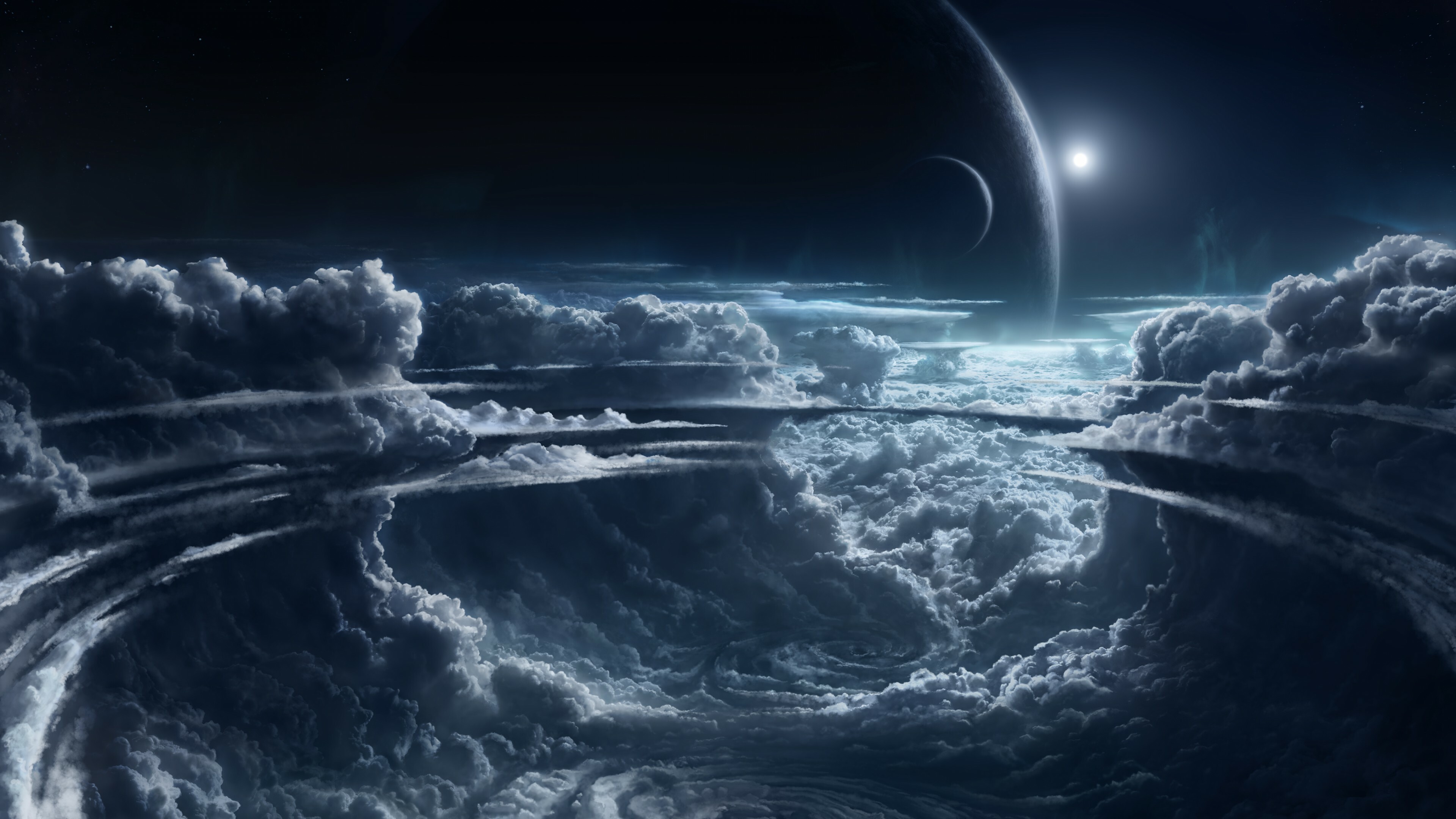 Atmosphere, Planets Wallpaper, 3840x2160 4K Desktop