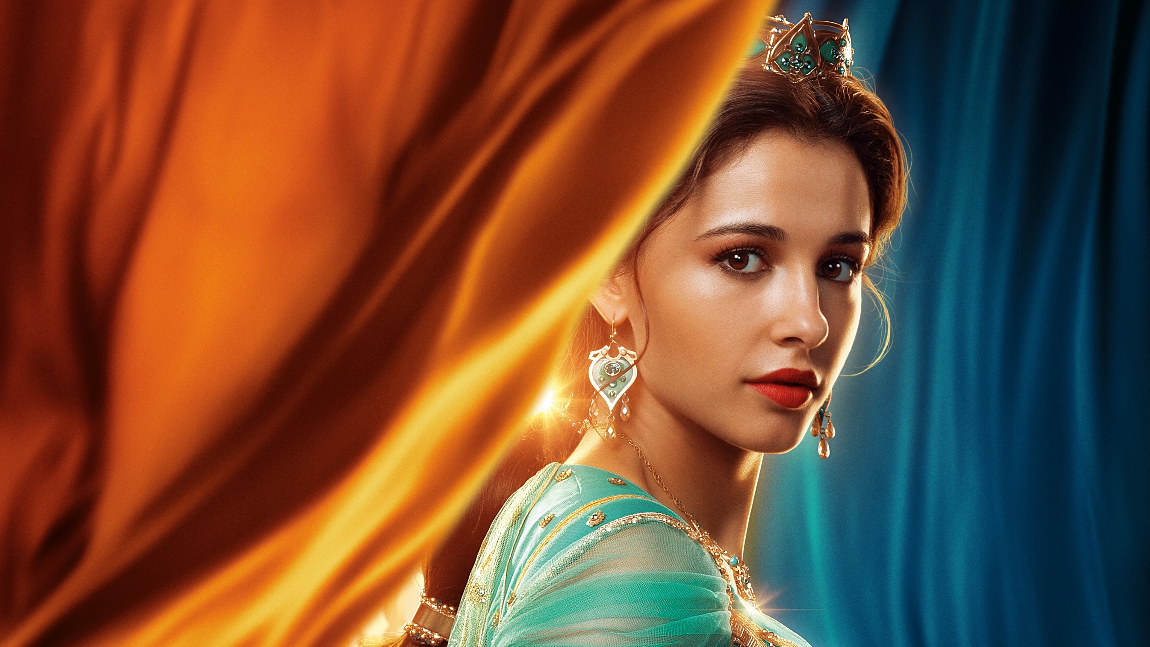 Aladdin, Naomi Scott wallpaper, Ultra HD, 3840x2160 4K Desktop