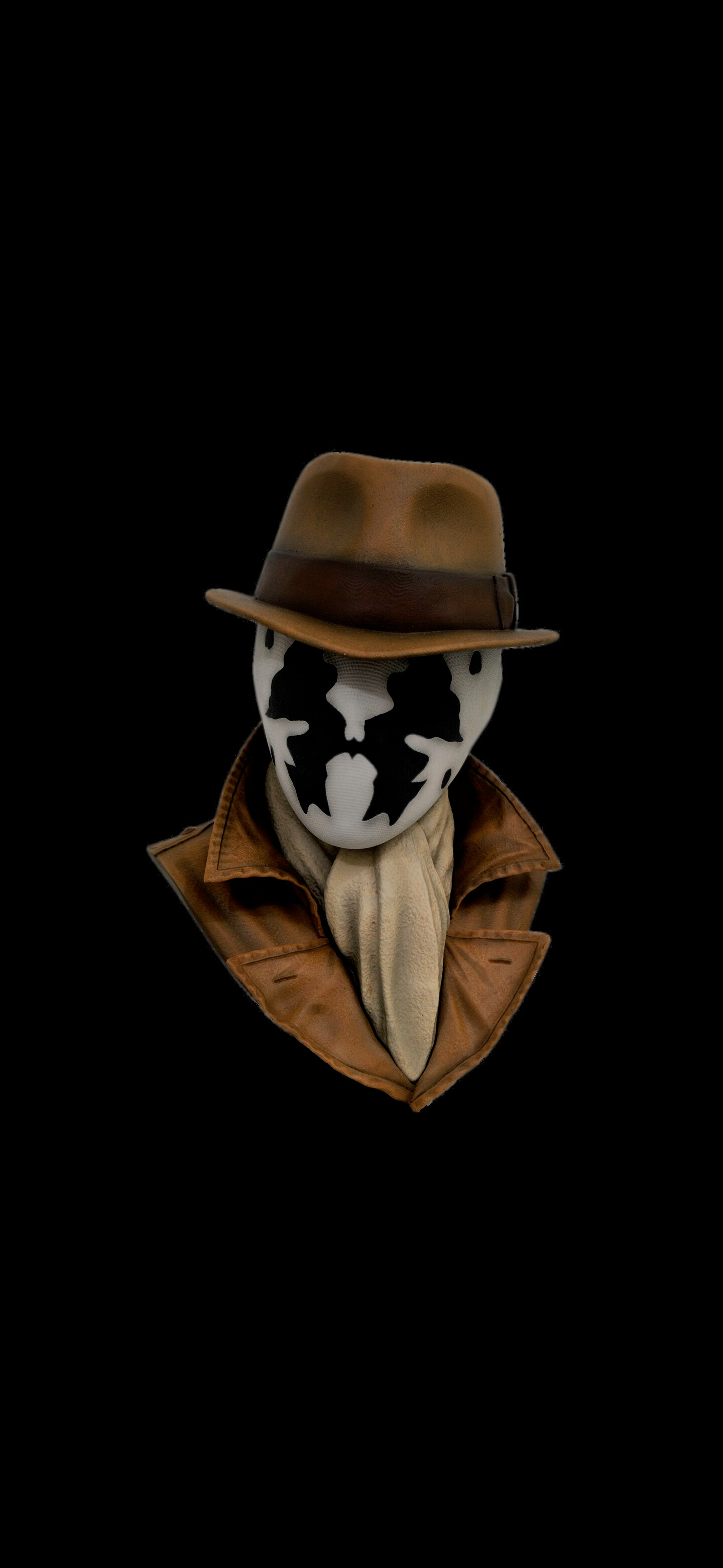 Rorschach, Watchmen fan art, Digital backgrounds, Rorschach tribute, 1440x3120 HD Phone