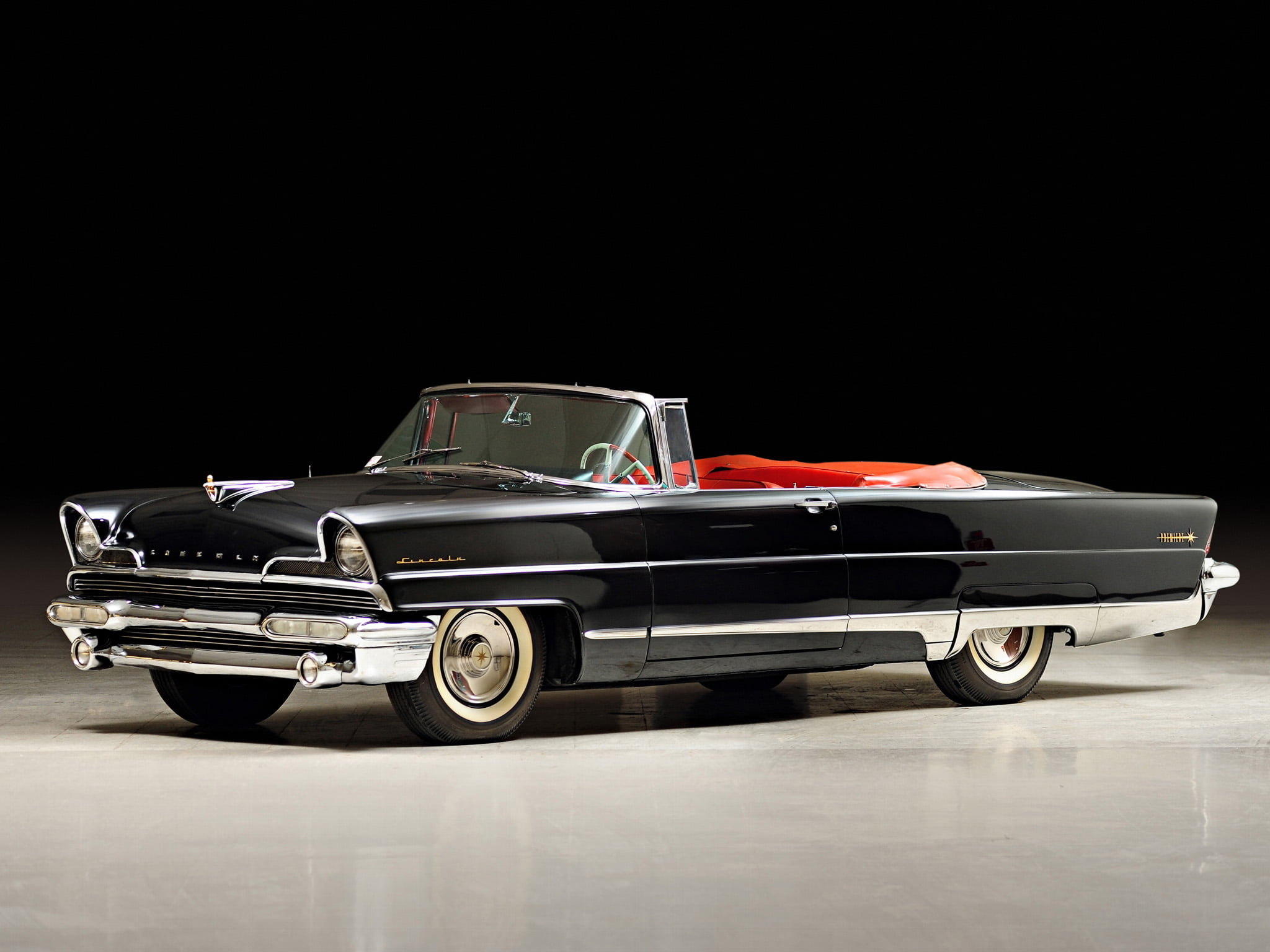 1956 Lincoln Premiere Convertible, Lincoln Cars Wallpaper, 2050x1540 HD Desktop