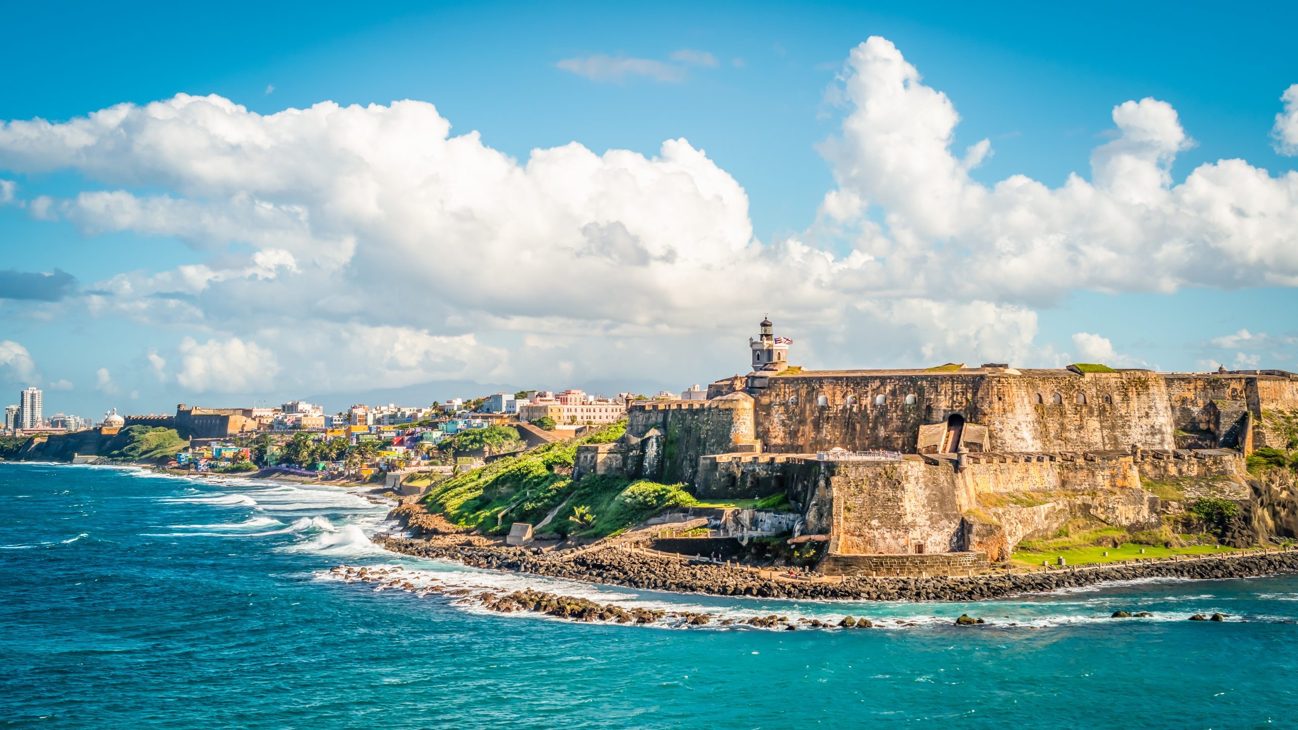 Castillo San Felipe del Morro, San Juan (Puerto Rico) Wallpaper, 2560x1440 HD Desktop