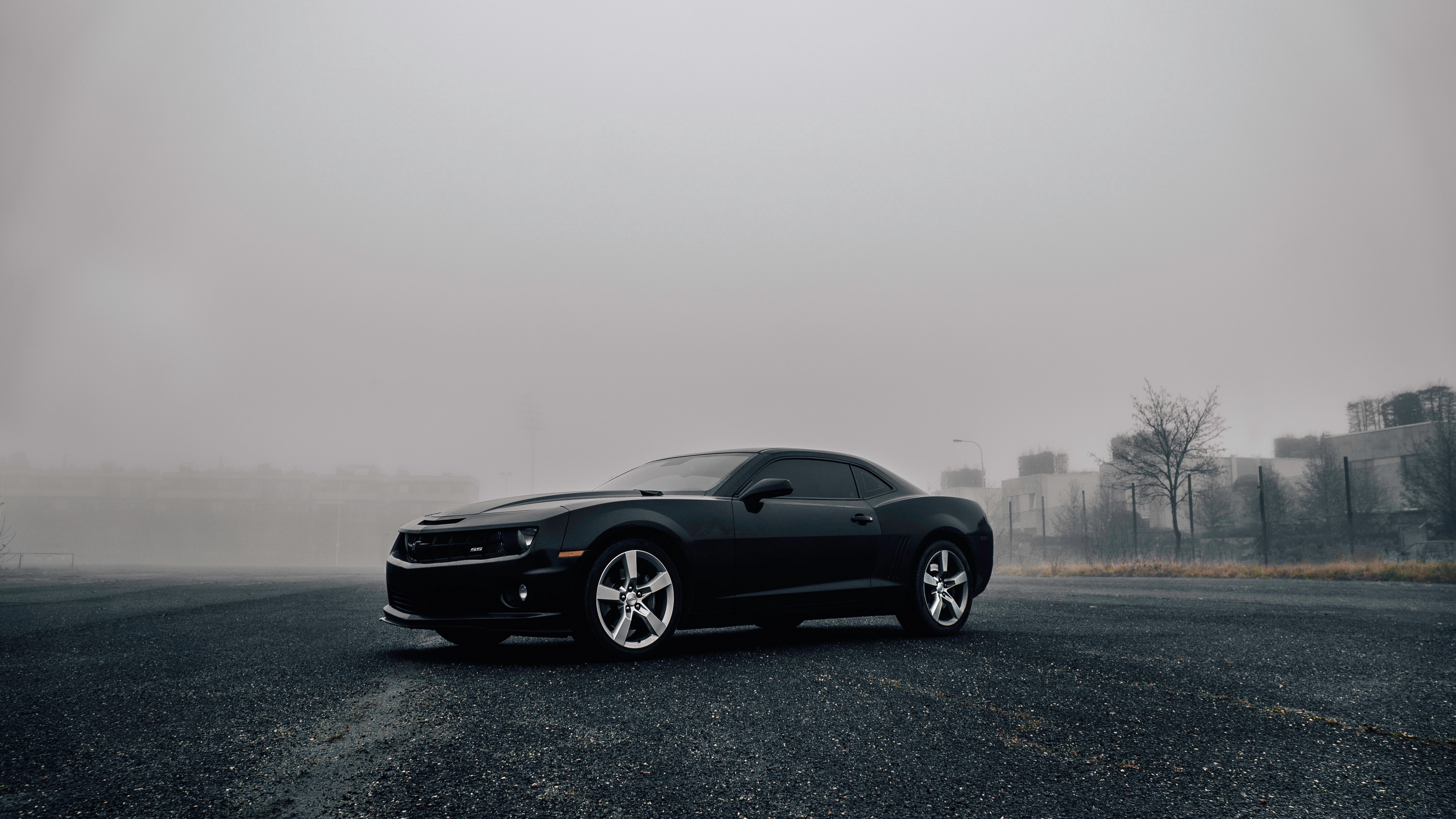 Autumn Fog, Chevrolet Camaro Wallpaper, 3840x2160 4K Desktop