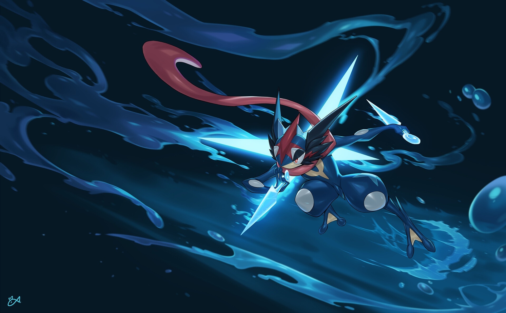 Greninja Pokmon wallpapers, HD quality, Captivating designs, Popular choice, 1920x1190 HD Desktop