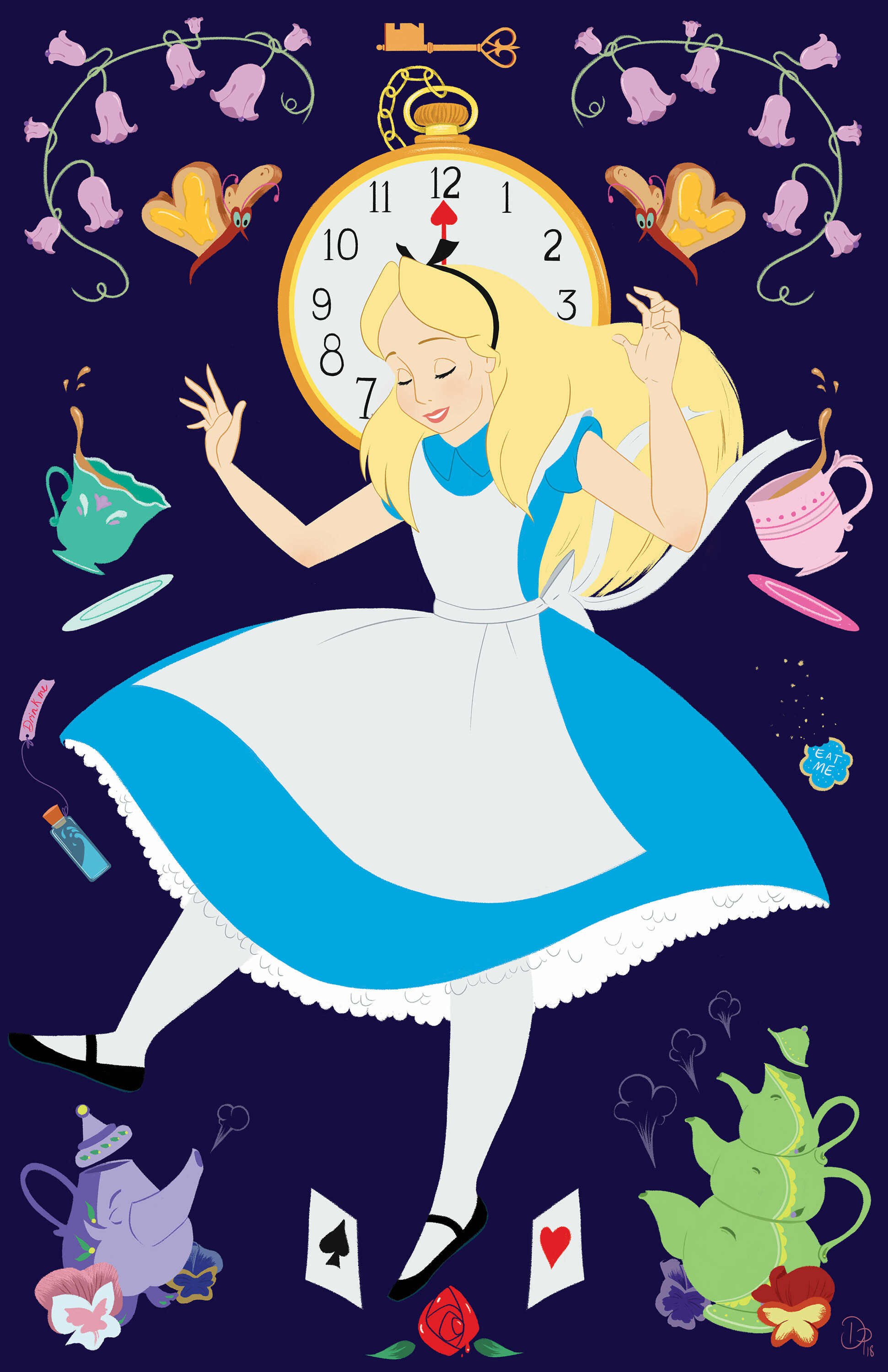 Alice, Alice In Wonderland Wallpaper, 1950x3000 HD Phone