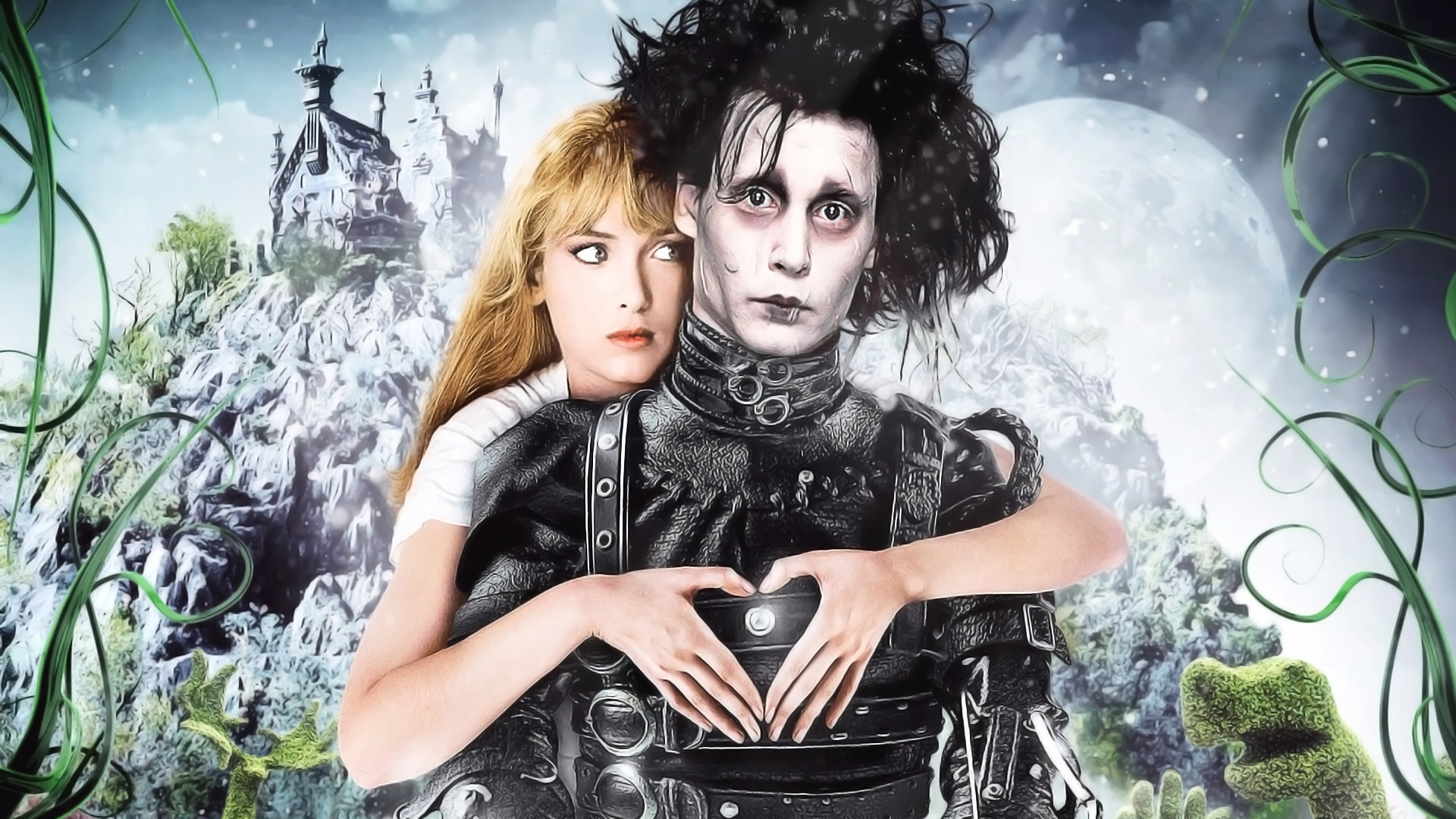 Edward Scissorhands, Movies, FRSnack Everdahl, Filmtopp, 1920x1080 Full HD Desktop