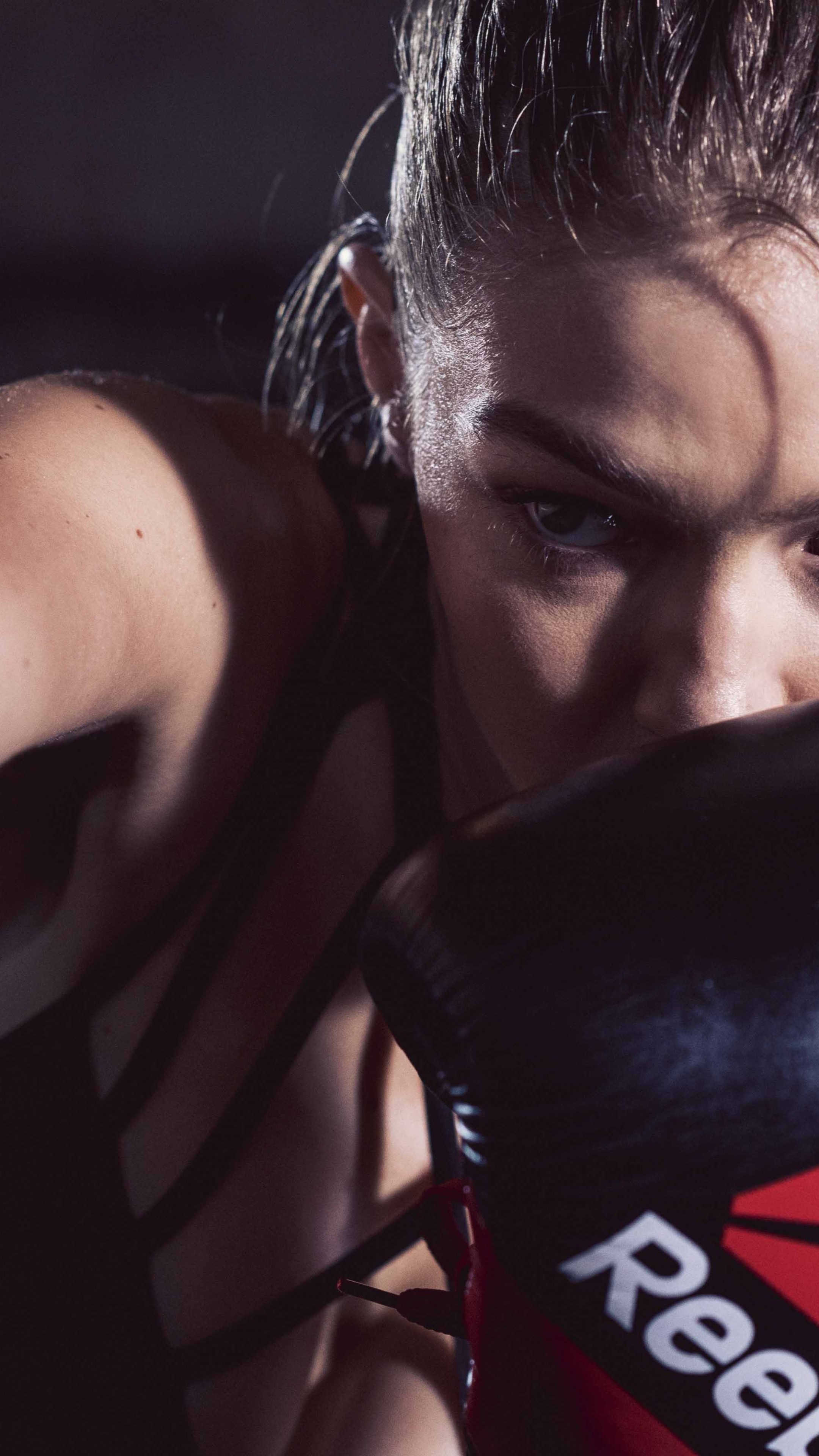 Gigi Hadid, Boxing, Most popular celebs, Celebrities, 2160x3840 4K Phone