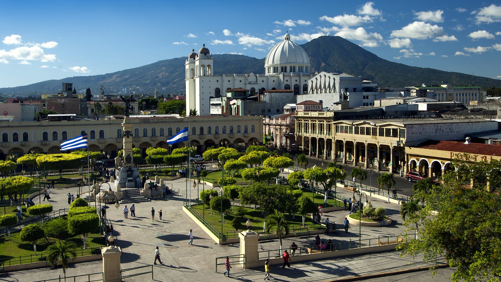 Plaza Libertad, Republic of El Salvador Wallpaper, 1920x1080 Full HD Desktop