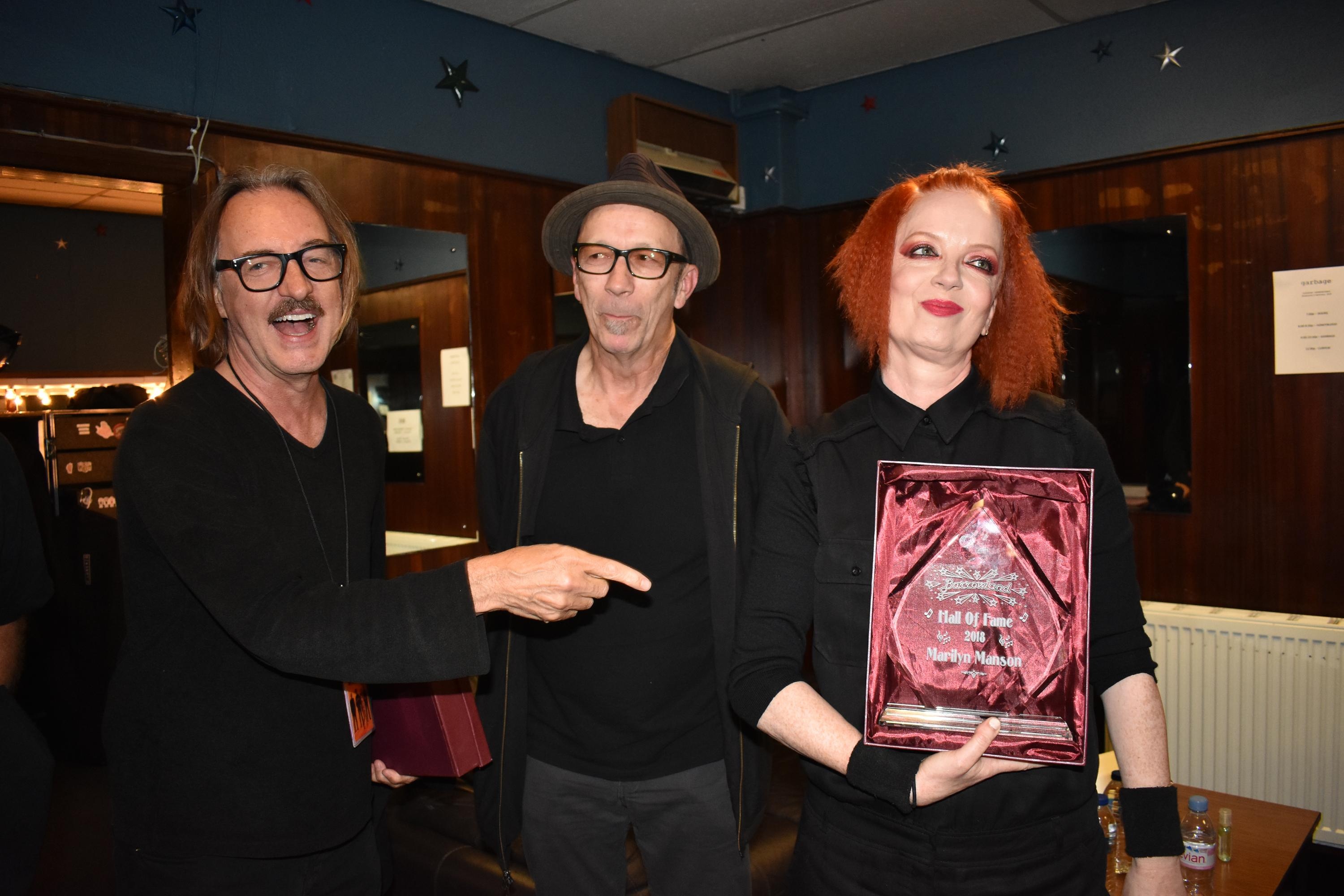 Duke Erikson, Shirley Manson, Marilyn Manson, Barrowlands Awards, 3000x2000 HD Desktop