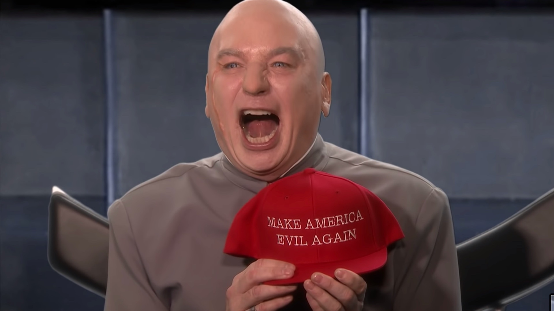 Dr. Evil, Running for congress, Make America Evil Again, Geektyrant, 1920x1080 Full HD Desktop