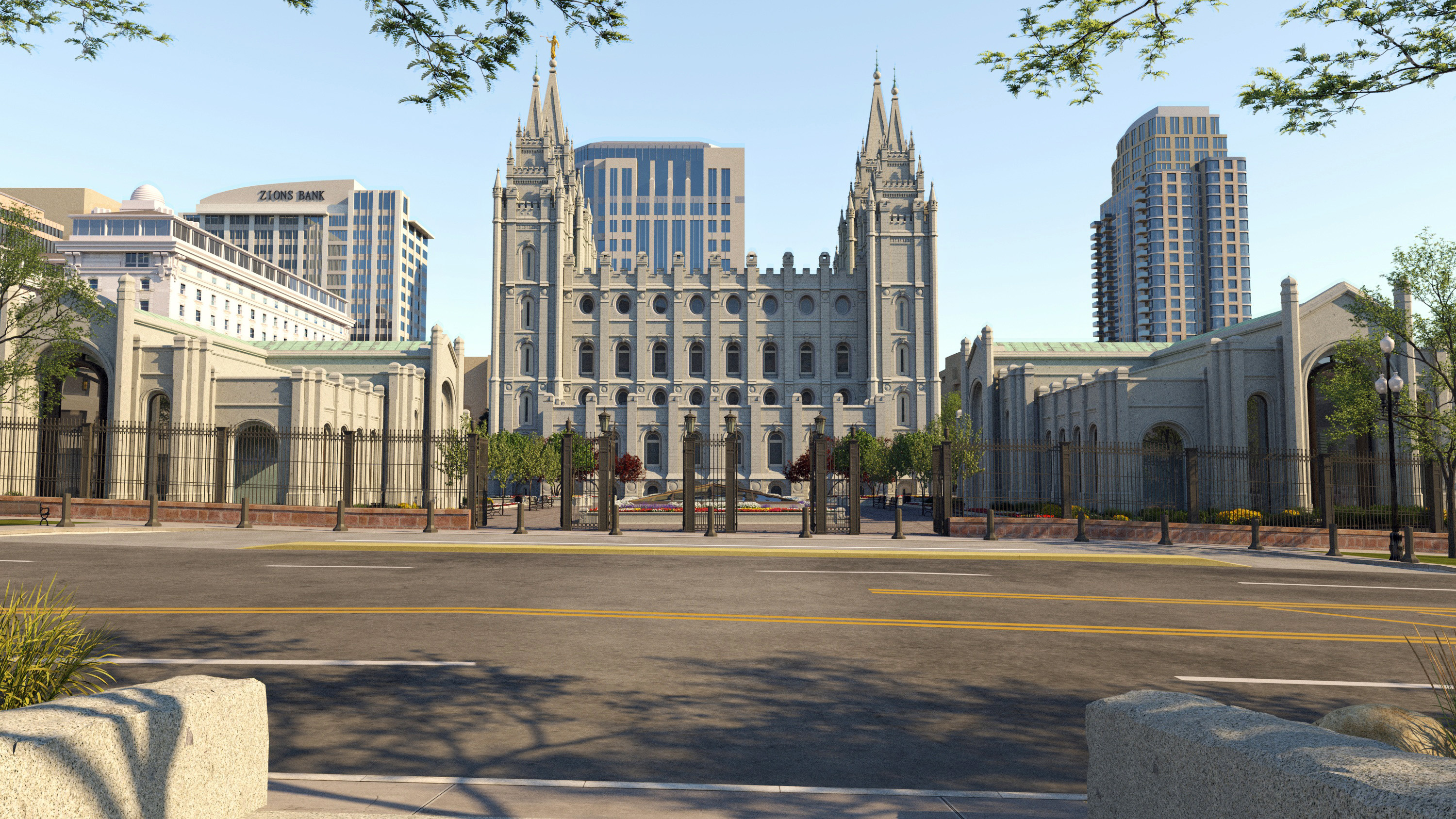 Temple renovations, Temple Square, Transformative changes, Revitalization project, 3000x1690 HD Desktop