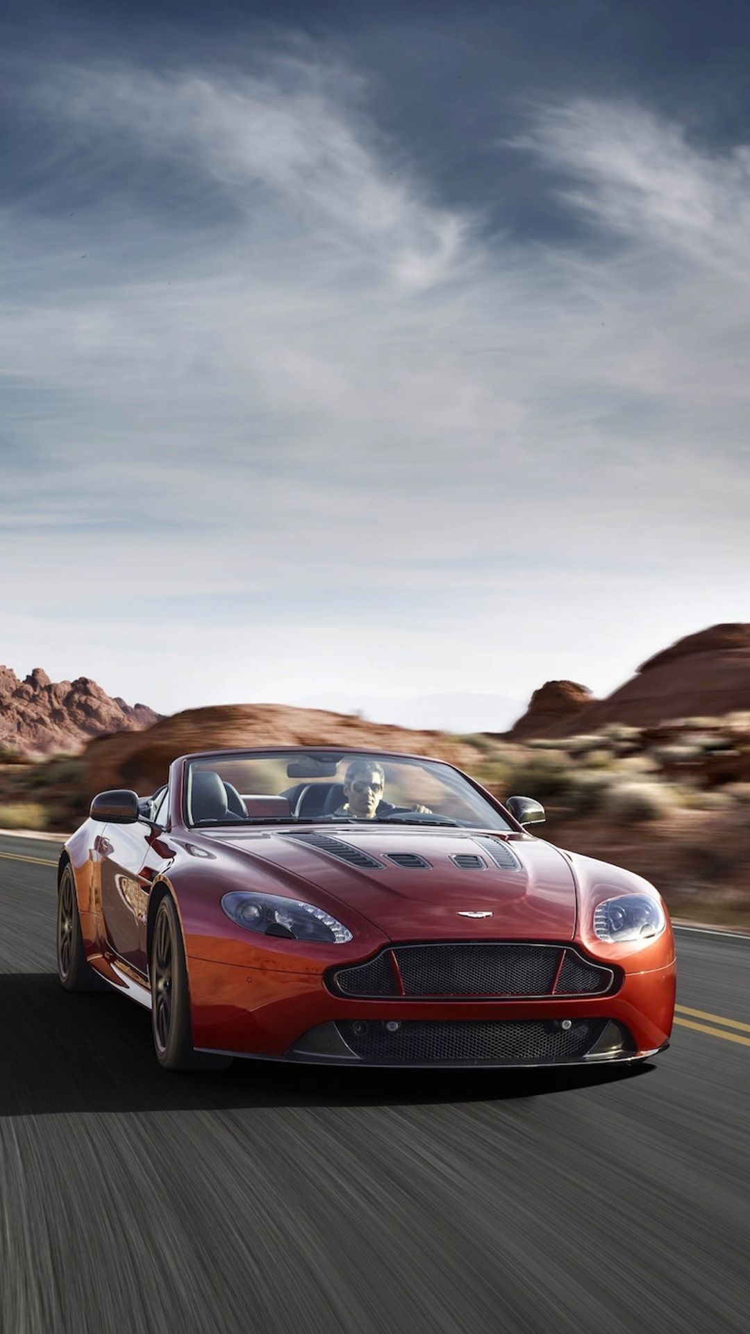 2015 Model, Aston Vantage Roadster Wallpaper, 1080x1920 Full HD Phone