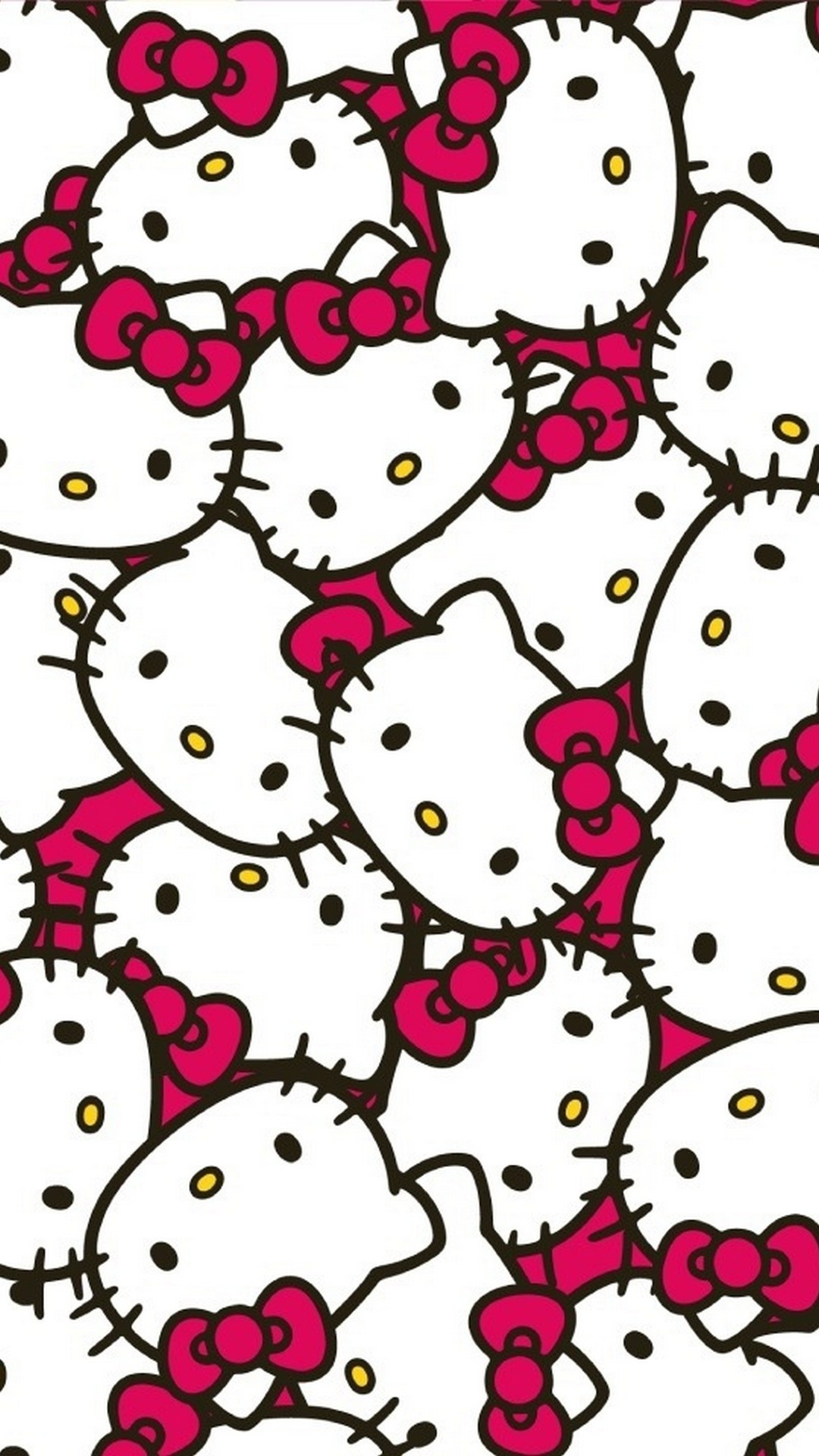 Hello Kitty, 3D iPhone wallpaper, Beautiful and artistic, Phone customization, 1080x1920 Full HD Phone