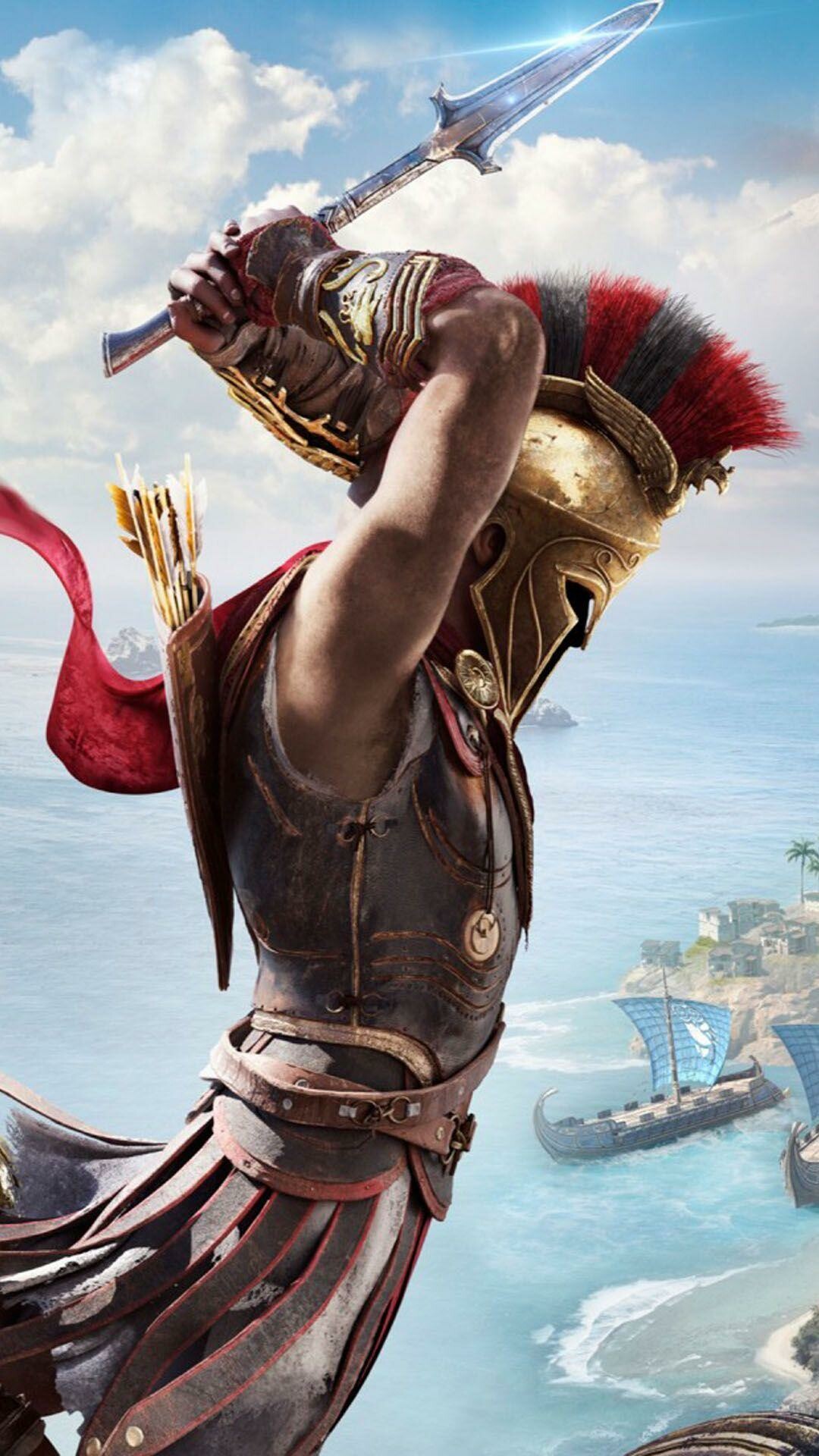 AC Odyssey, Mobile wallpapers, Gaming, Assassins Creed, 1080x1920 Full HD Phone