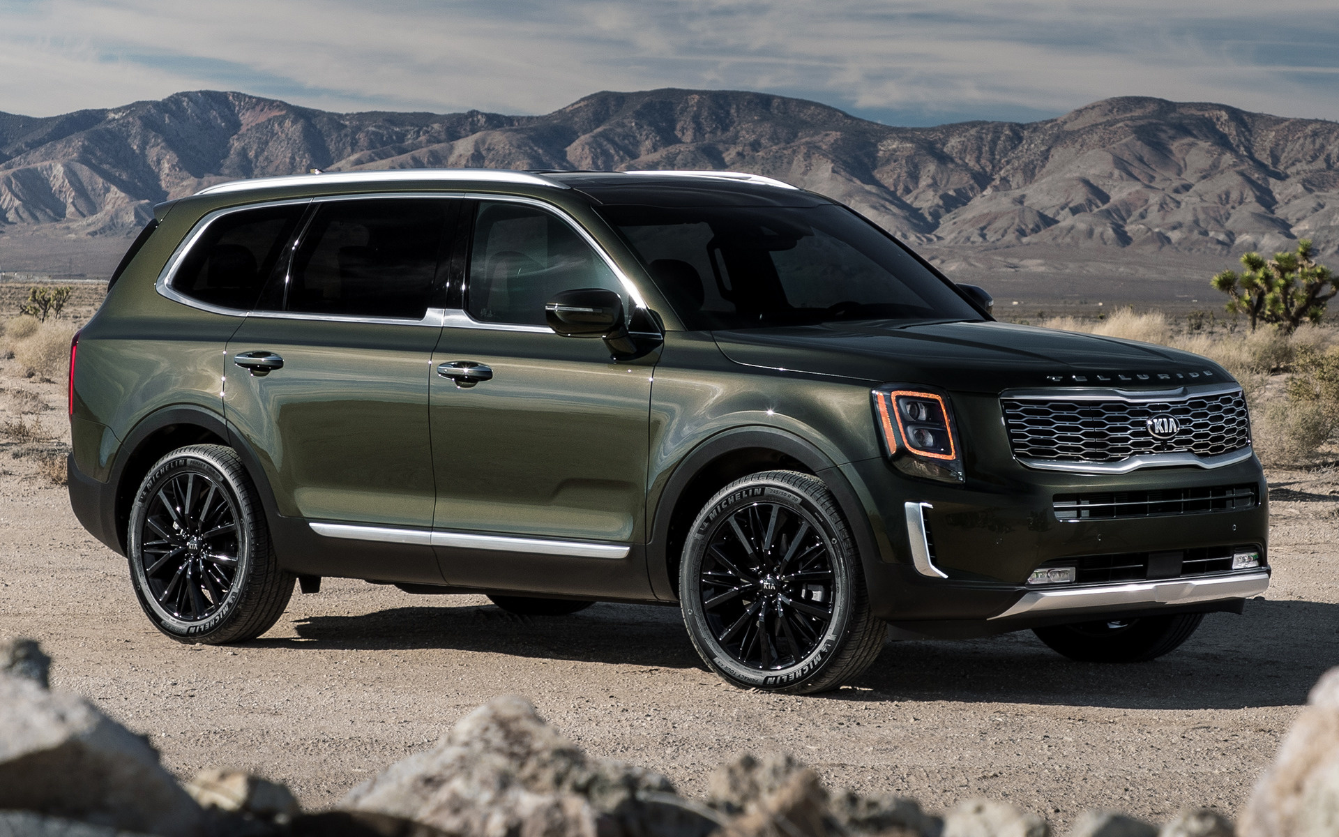 Kia Telluride, Rugged elegance, Dynamic stance, Commanding presence, 1920x1200 HD Desktop